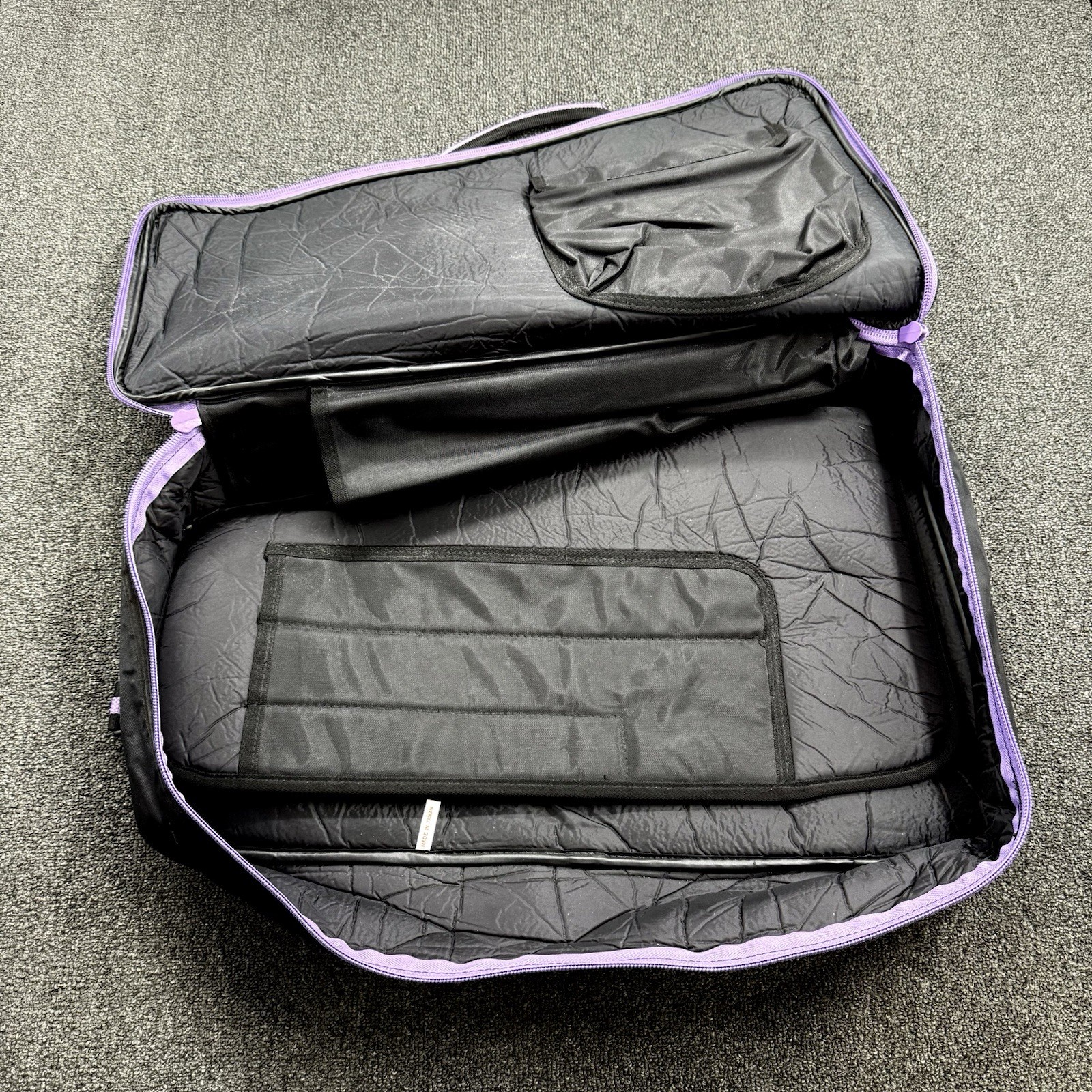 Yamaha SBK 285 Xylophone Bells Bag Carry Case Black Purple Soft Padded Bag Only