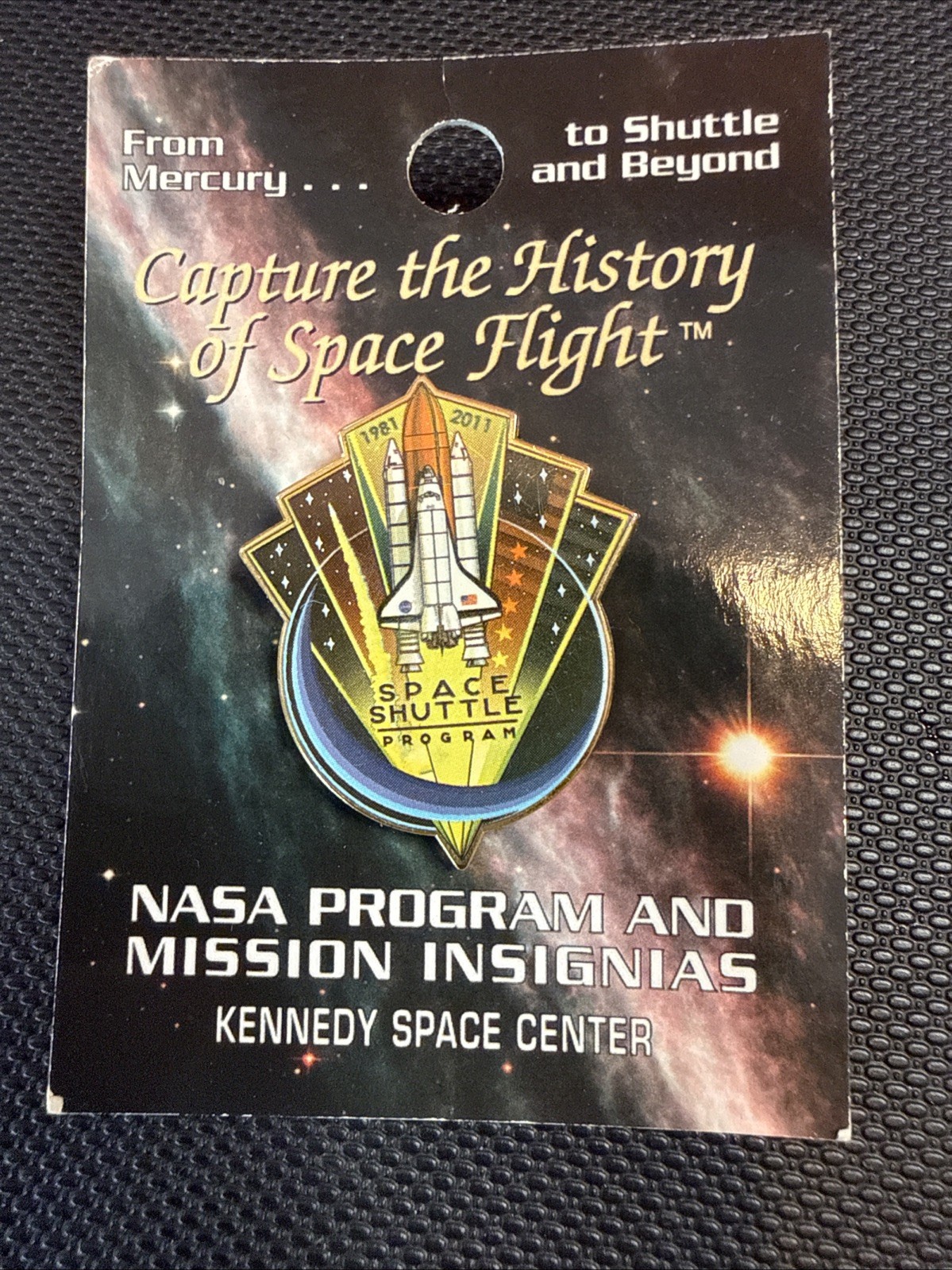 Original End of the Space Shuttle Program Pin 1981-2011 Official NASA Edition