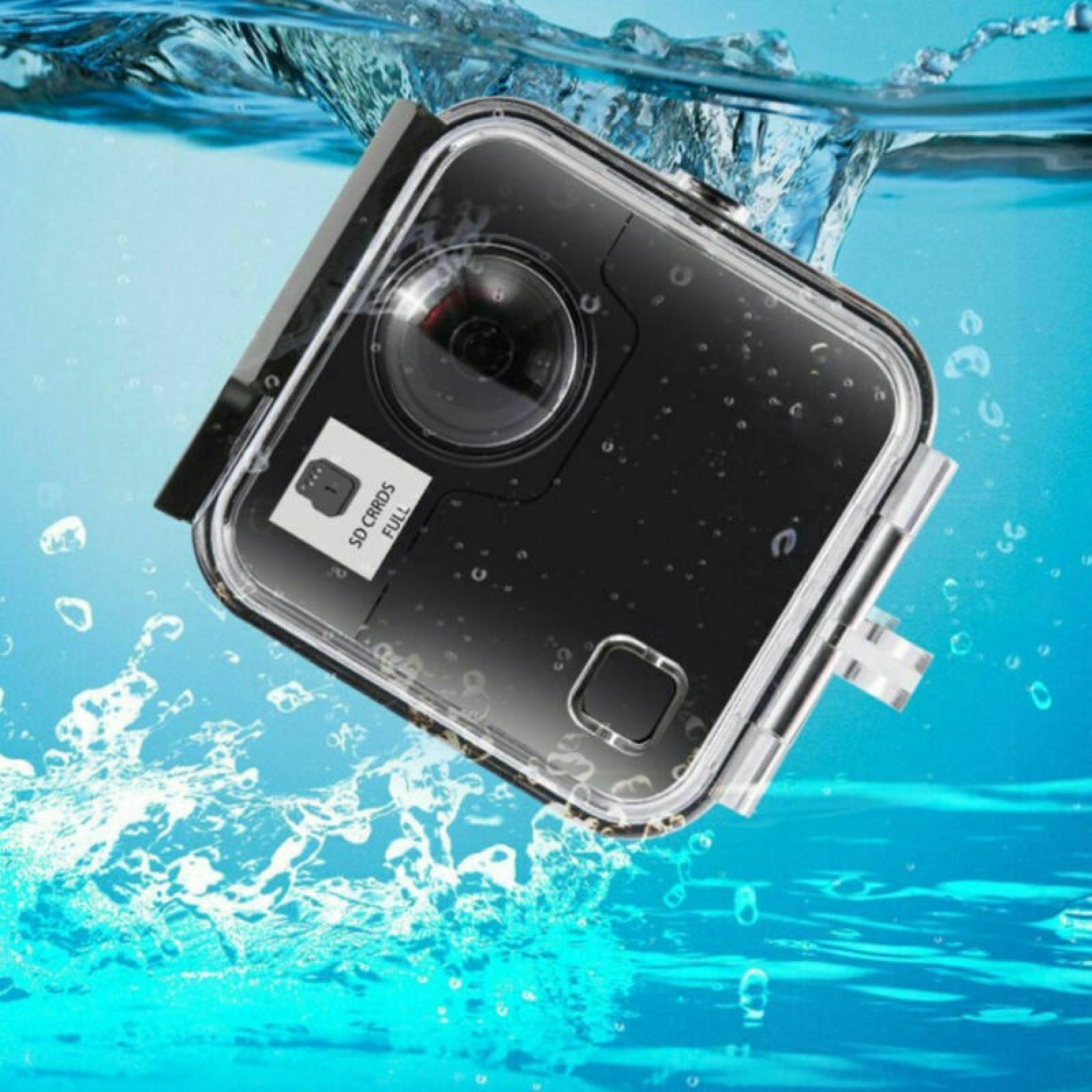 Waterproof Housing Protective Case Cover Underwater Diving for GoPro Fusion New