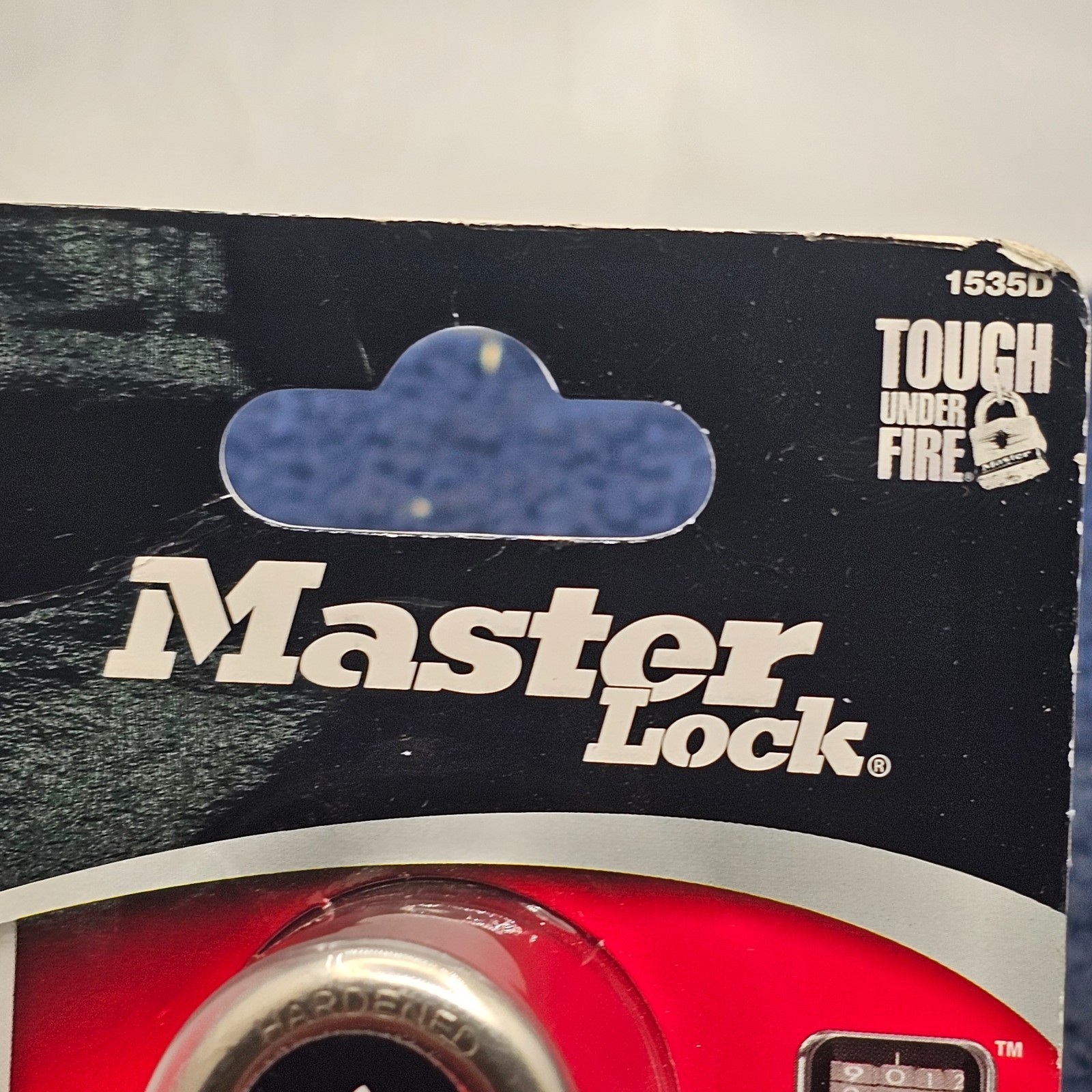 Master Lock 1535D: 1-1/2in (38mm) Customizable Combination Padlock