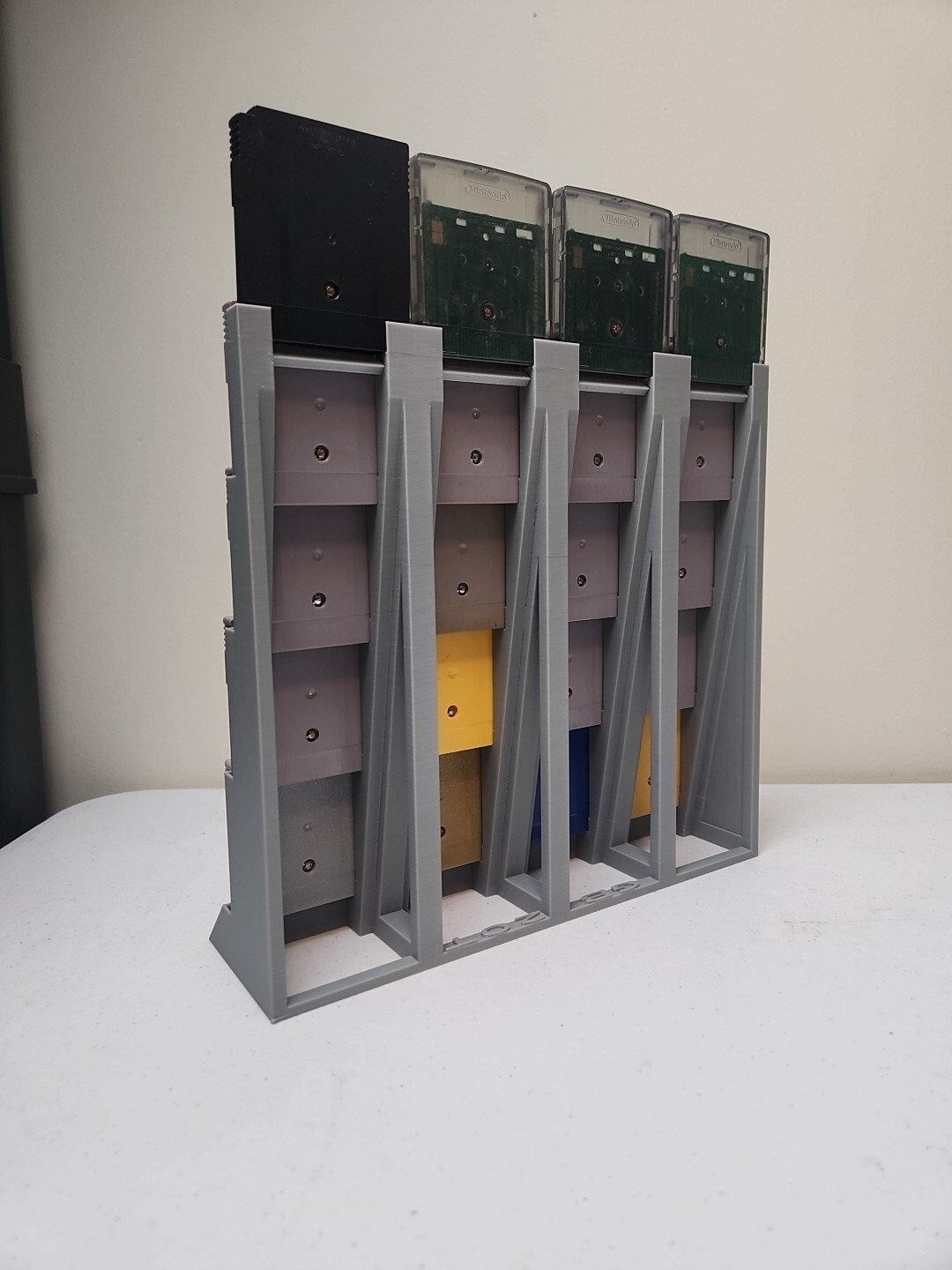Nintendo Gameboy 20 Cartridge Display Stand, 3D Printed