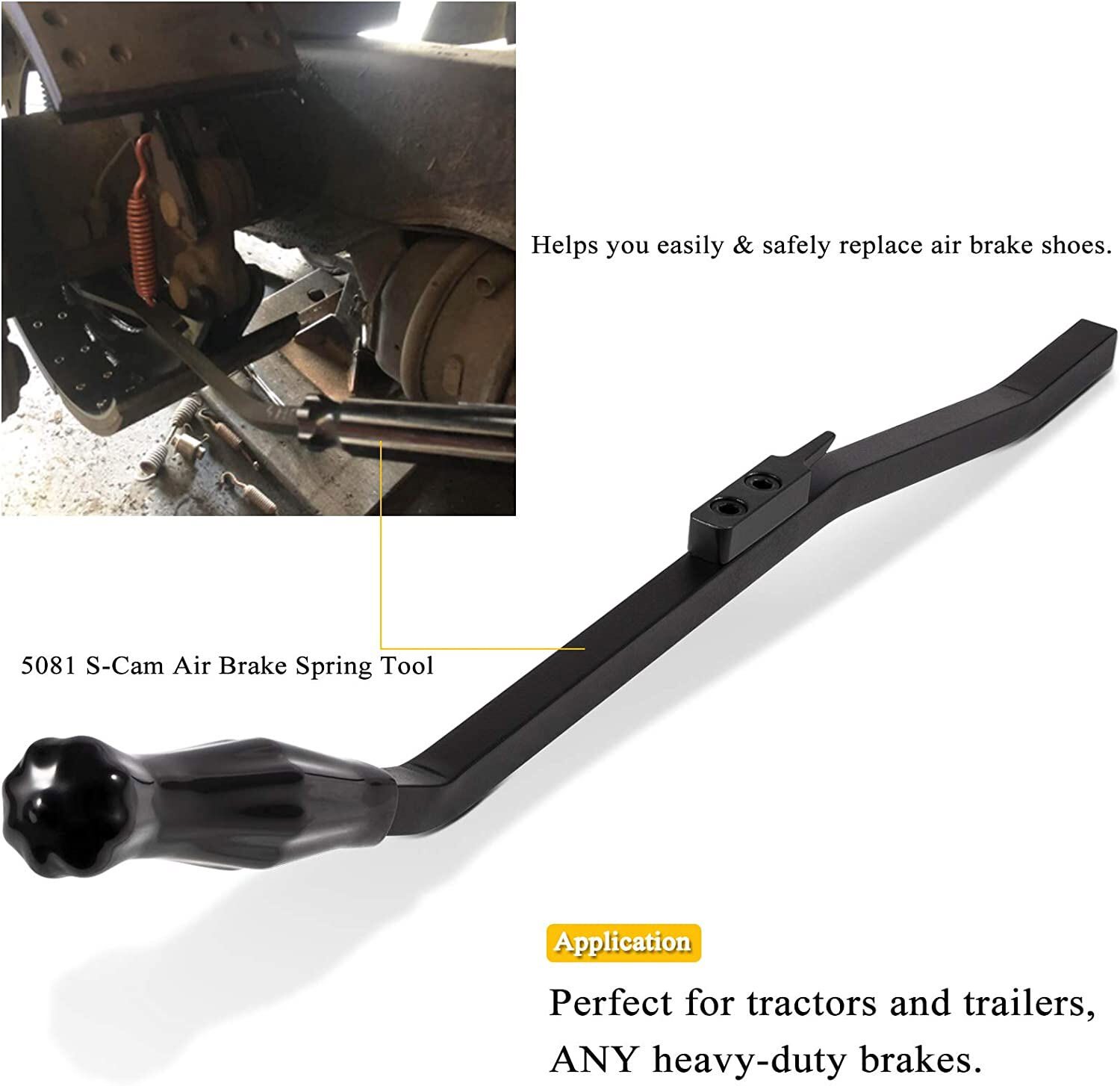OTC5081 S-Cam Air Brake Spring Tool For Heavy Duty Tractors Trailers Semi-Truck✈