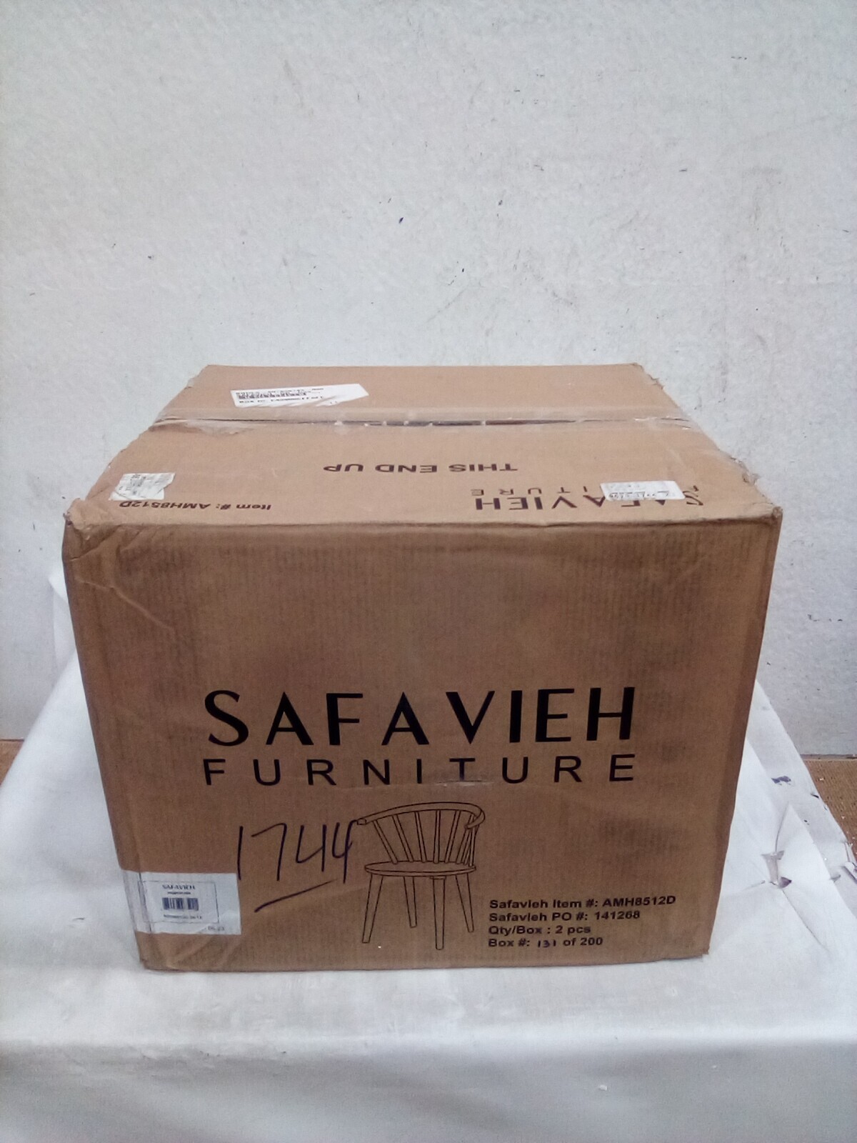 Safavieh BLANCHARD SIDE CHAIR, Reduced Price 2172728550 AMH8512D
