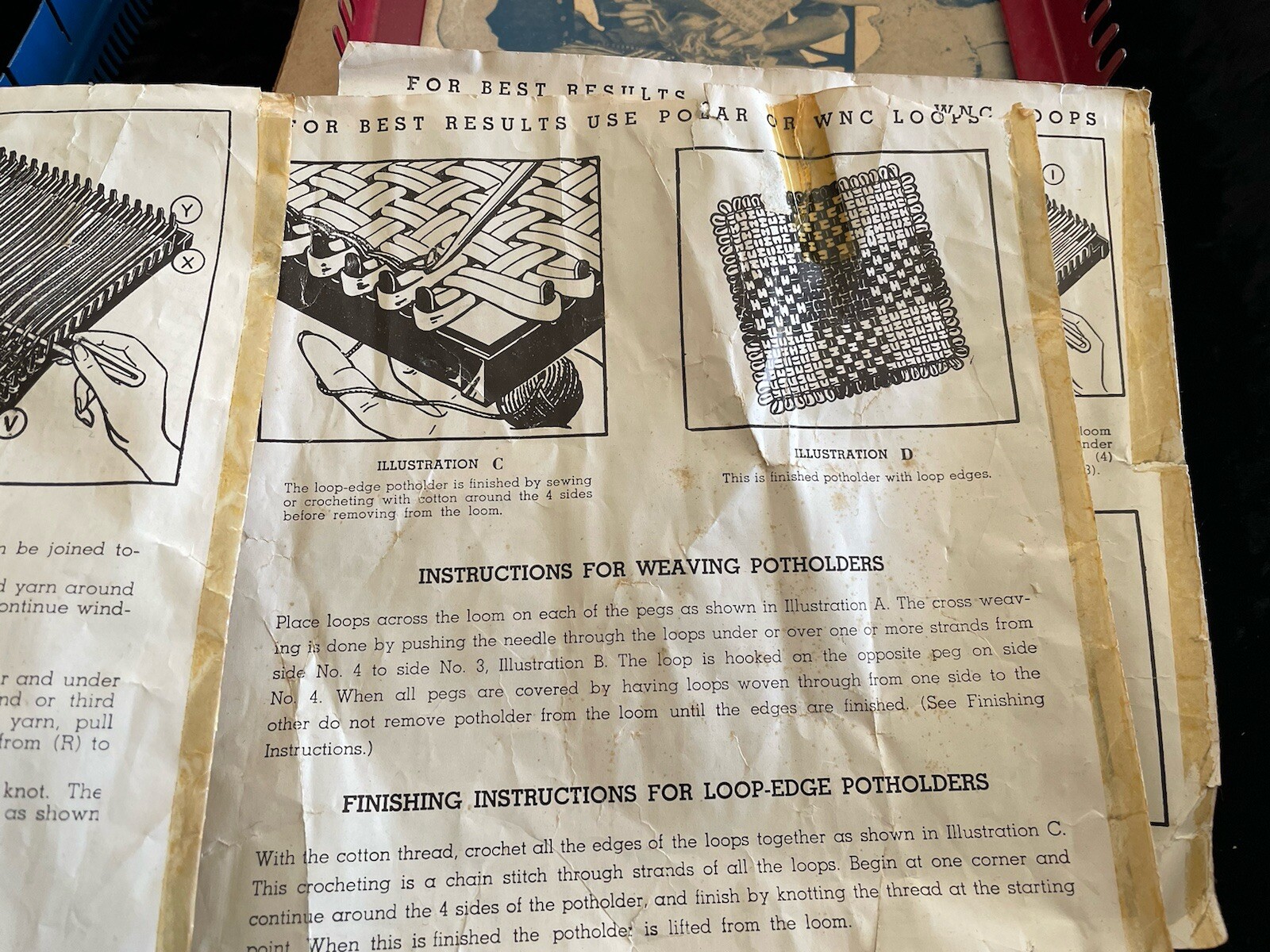 Vintage hand weaving looms (2)