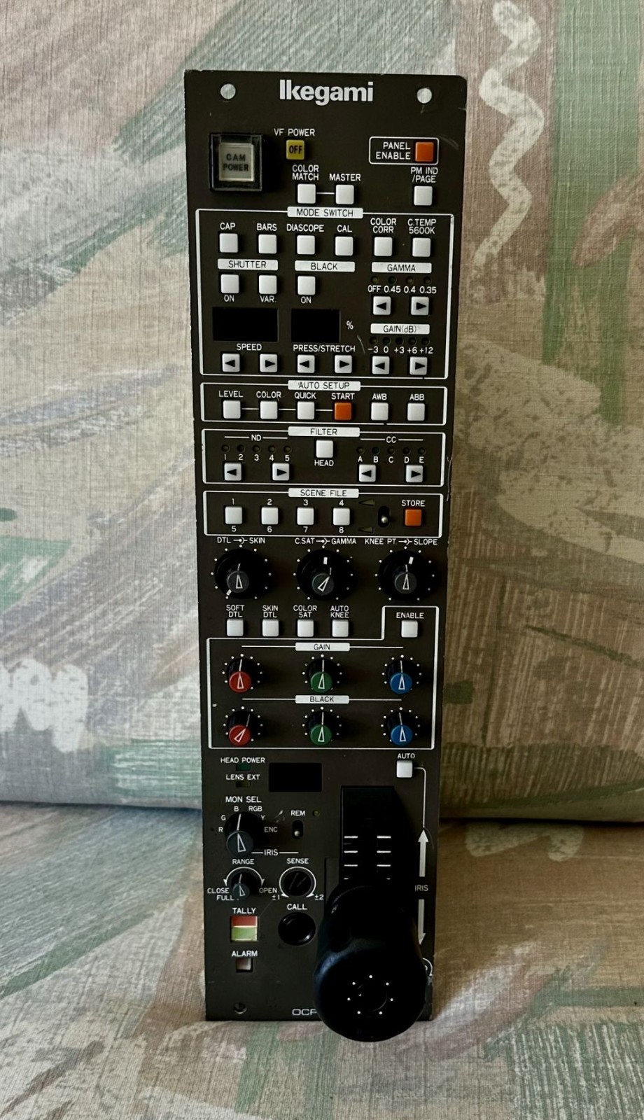Ikegami OCP-377 Camera Operation Control Panel OCP w/ Joystick - Nice!