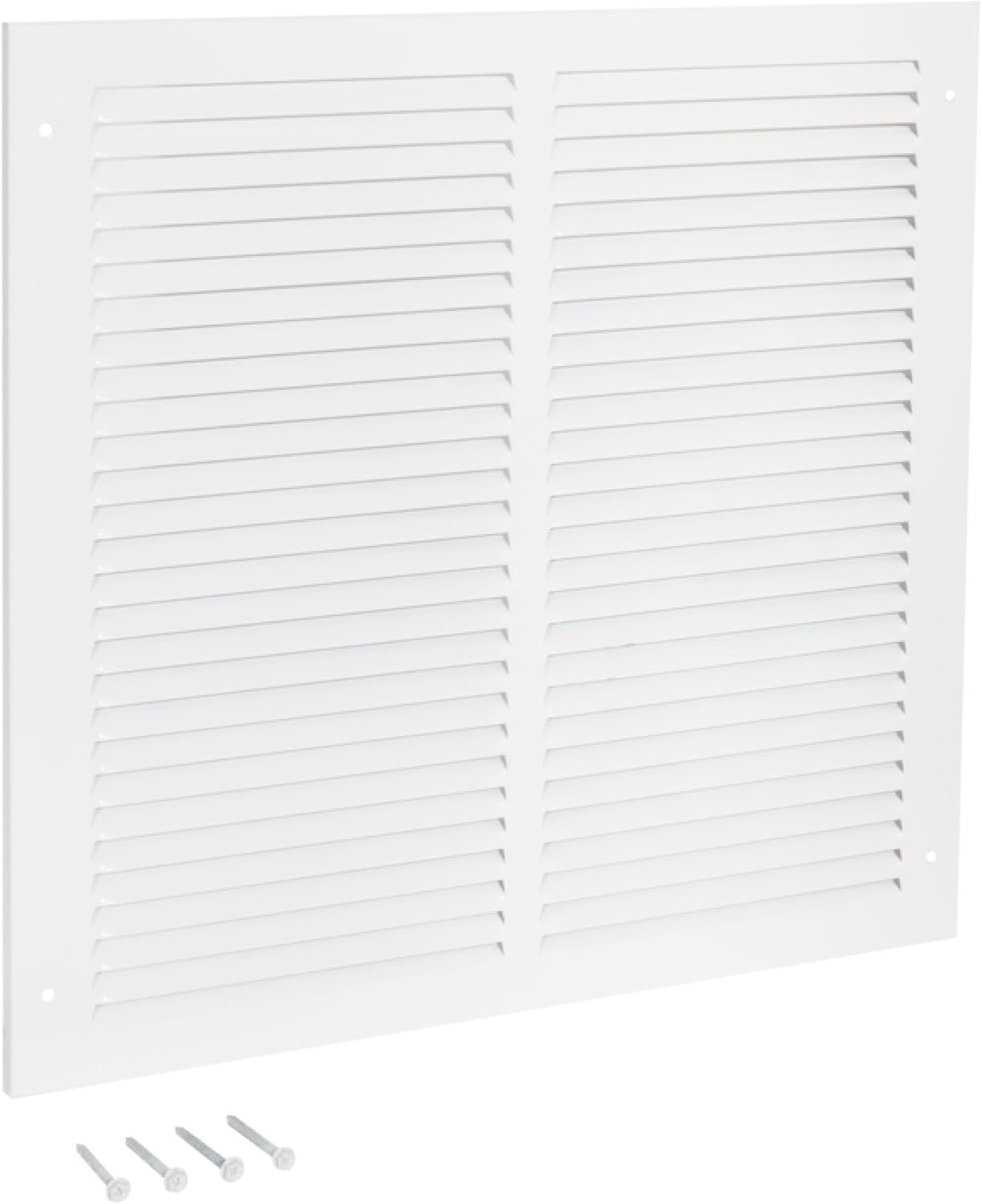 EZ-FLO 12 X 12 Inch (Duct Opening) Return Air Vent Cover for Wall or Ceiling, So