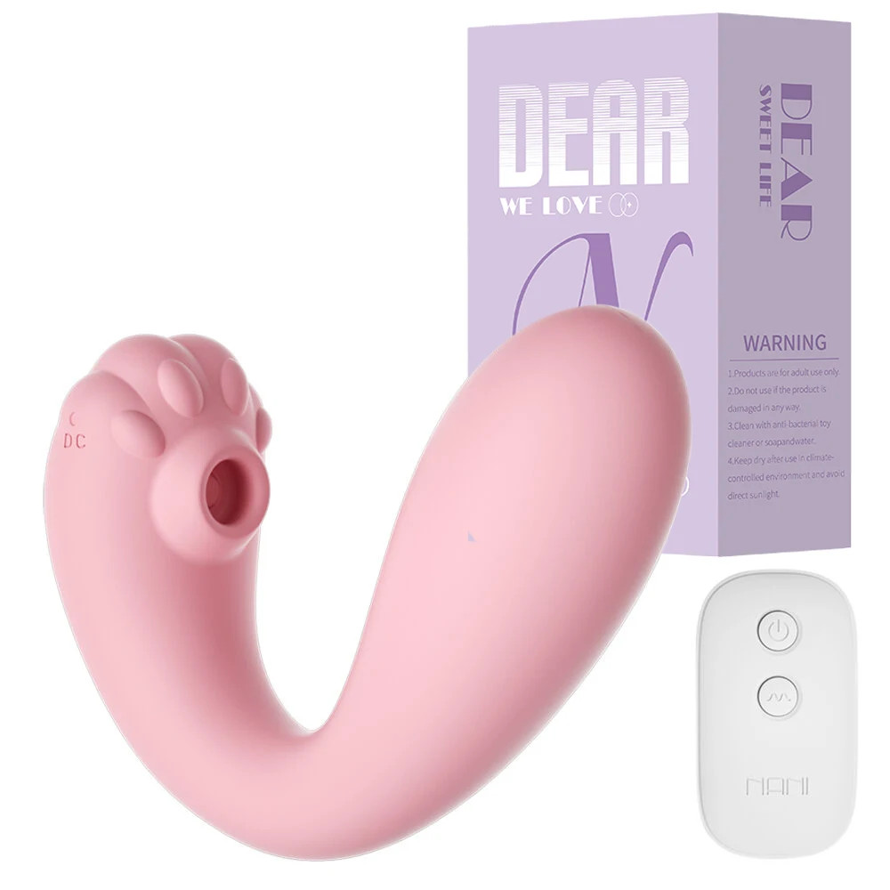 Suck Jump Egg Remote Control Flirting Sucker G-spot Vibrator Sex Toys for Women