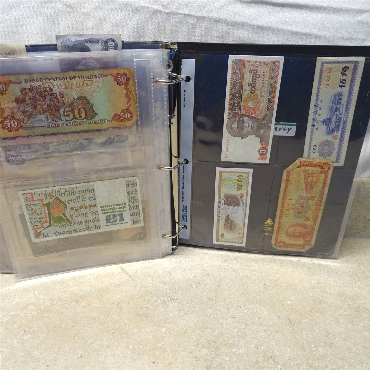 Vintage Assorted Paper Bank Notes Lot, (41) Foreign Notes-Money, See Pics