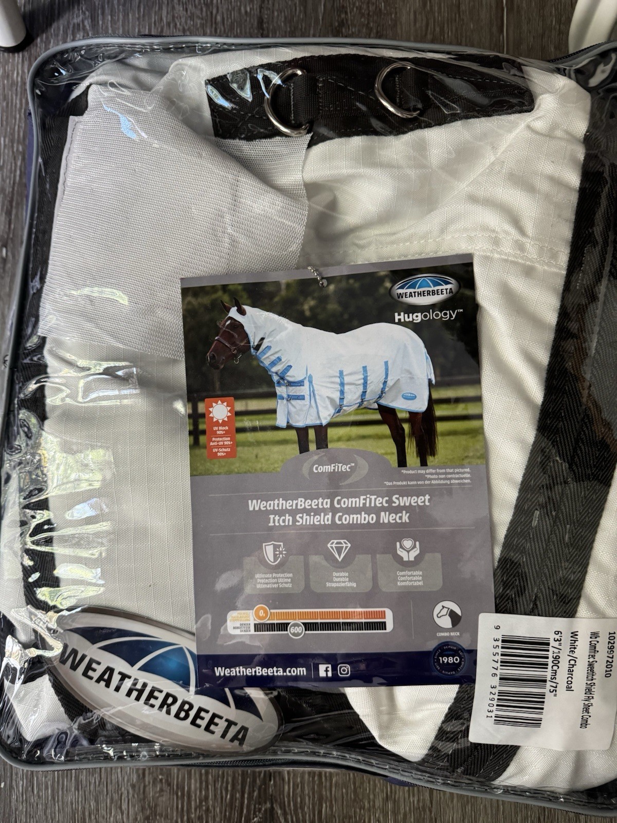 Weatherbeeta Comfitec Sweet Itch Shield Combo Neck Sheet 75”