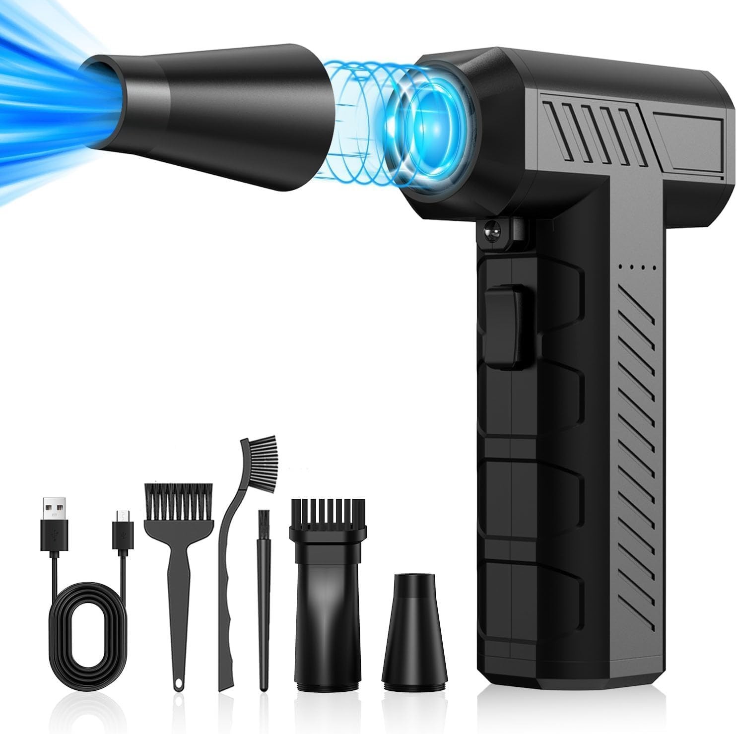 High-Power Handheld Air Duster with HEPA Filter - Eco-Friendly Cleaning Solution