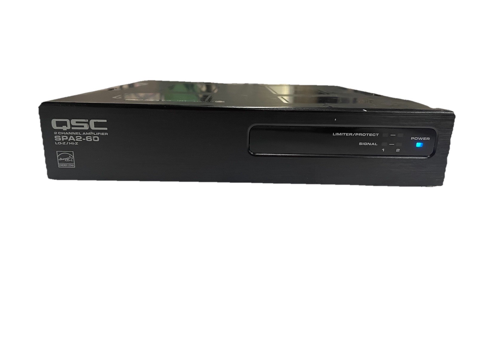QSC SPA2-60 Dual Channel System Power Amplifier W/ power supply