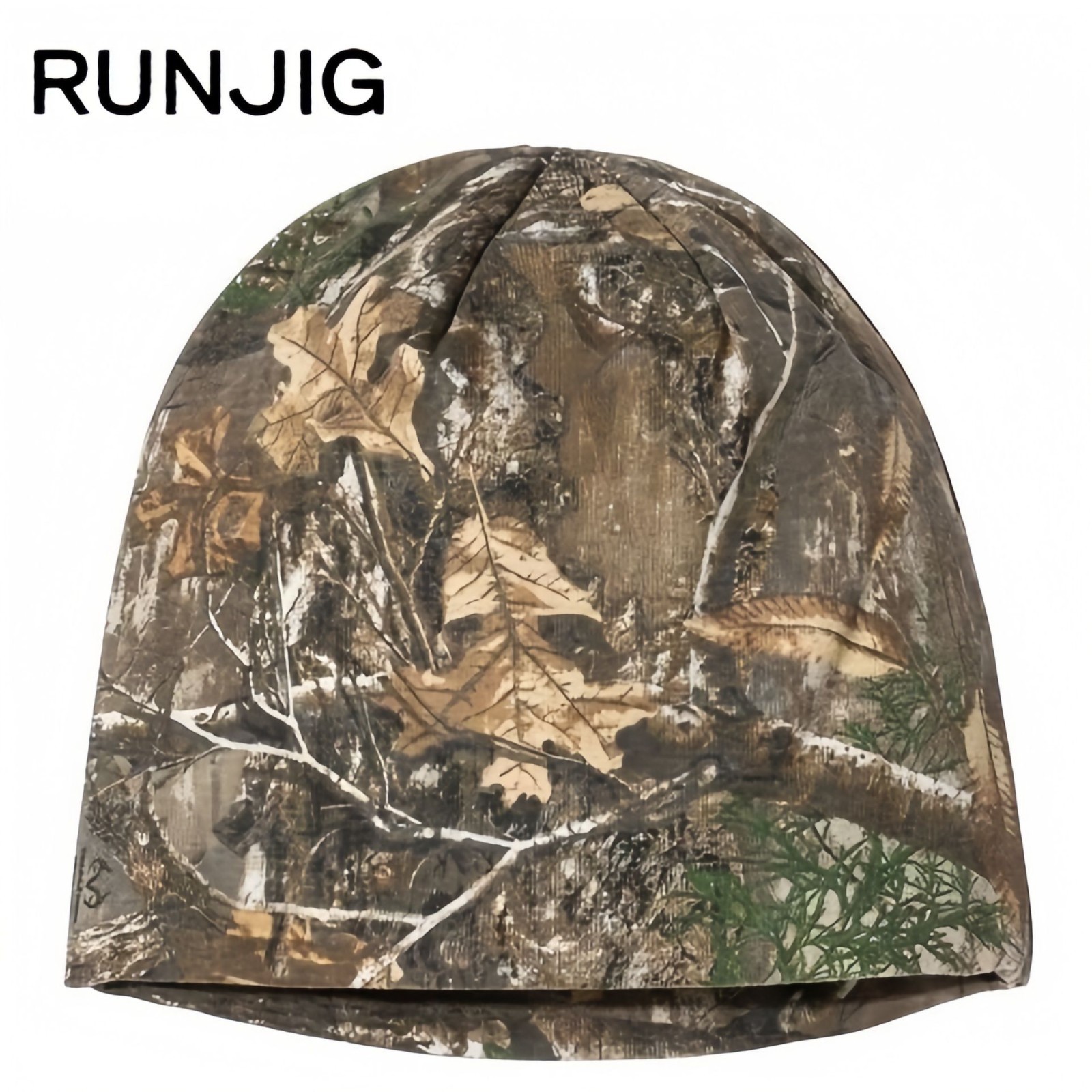 Outdoor Hats - Double Faced 8" Knitted Camouflage Hat, USA Camouflage Knitted