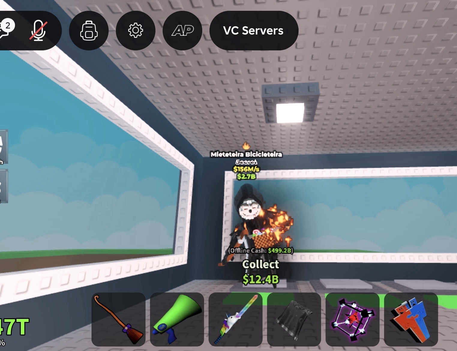VC Servers Game Account - Secret Generation, Offline Cash, ID $499.2B