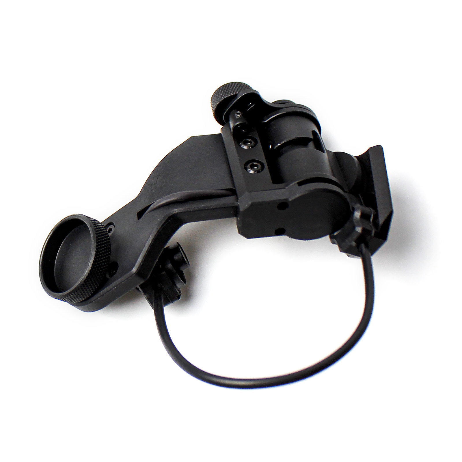 J Arm Helmet Mount NVG Dovetail Bracket With Remote Pressure Switch For PVS-14