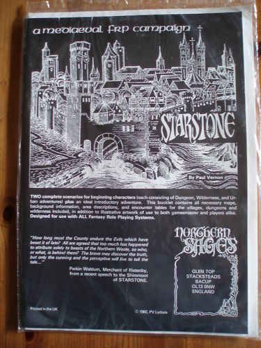 Starstone Fantasy Adventure Role Playing Game by Paul Vernon