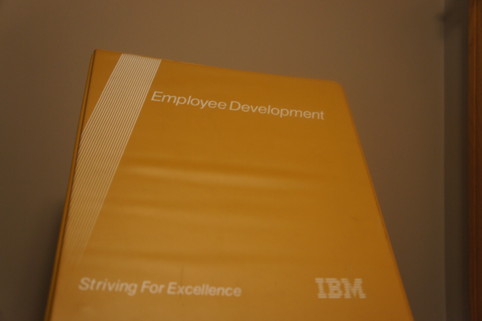 Vintage EMPTY IBM Computer 1.5" 3 Ring Binder