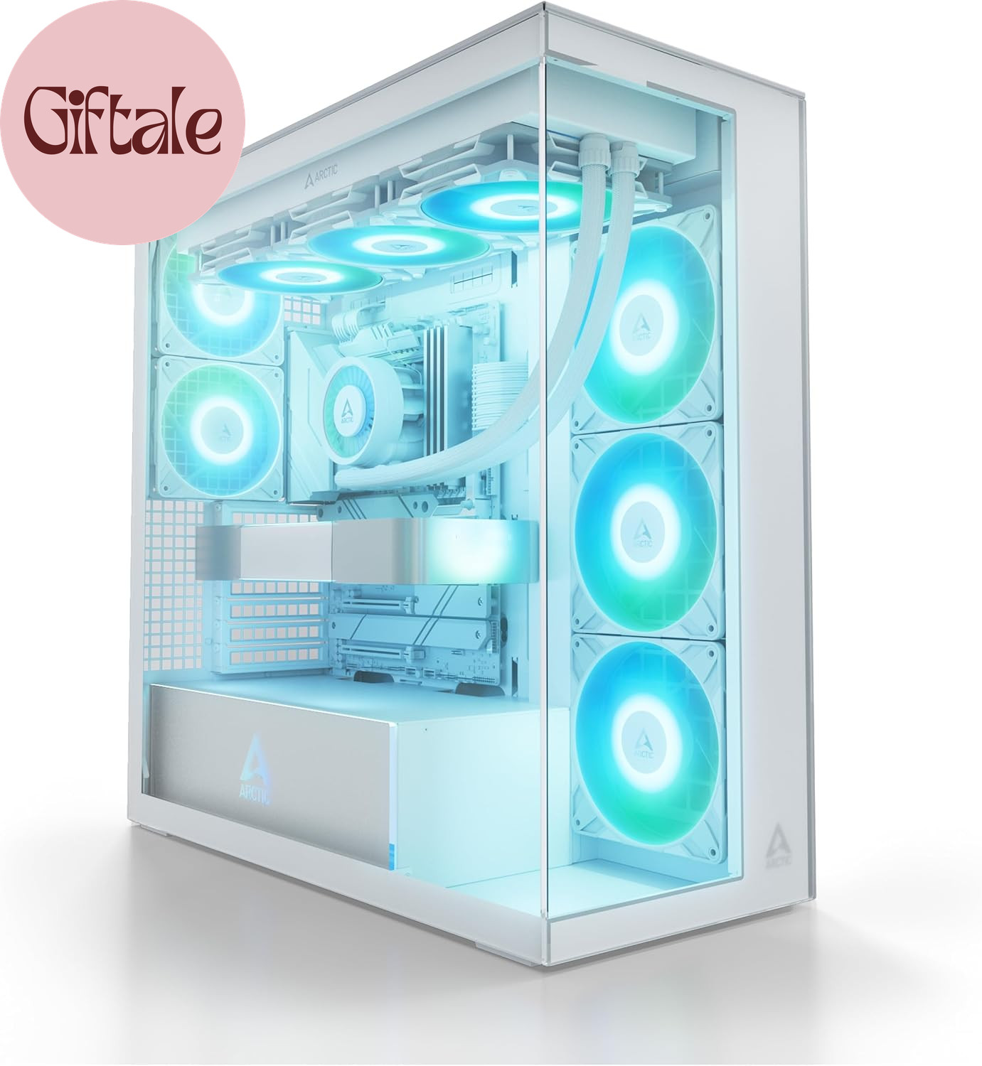 Xtender (White) - PC Case, Tempered Panorama Glass, 2 X 420 Mm Radiator Support,