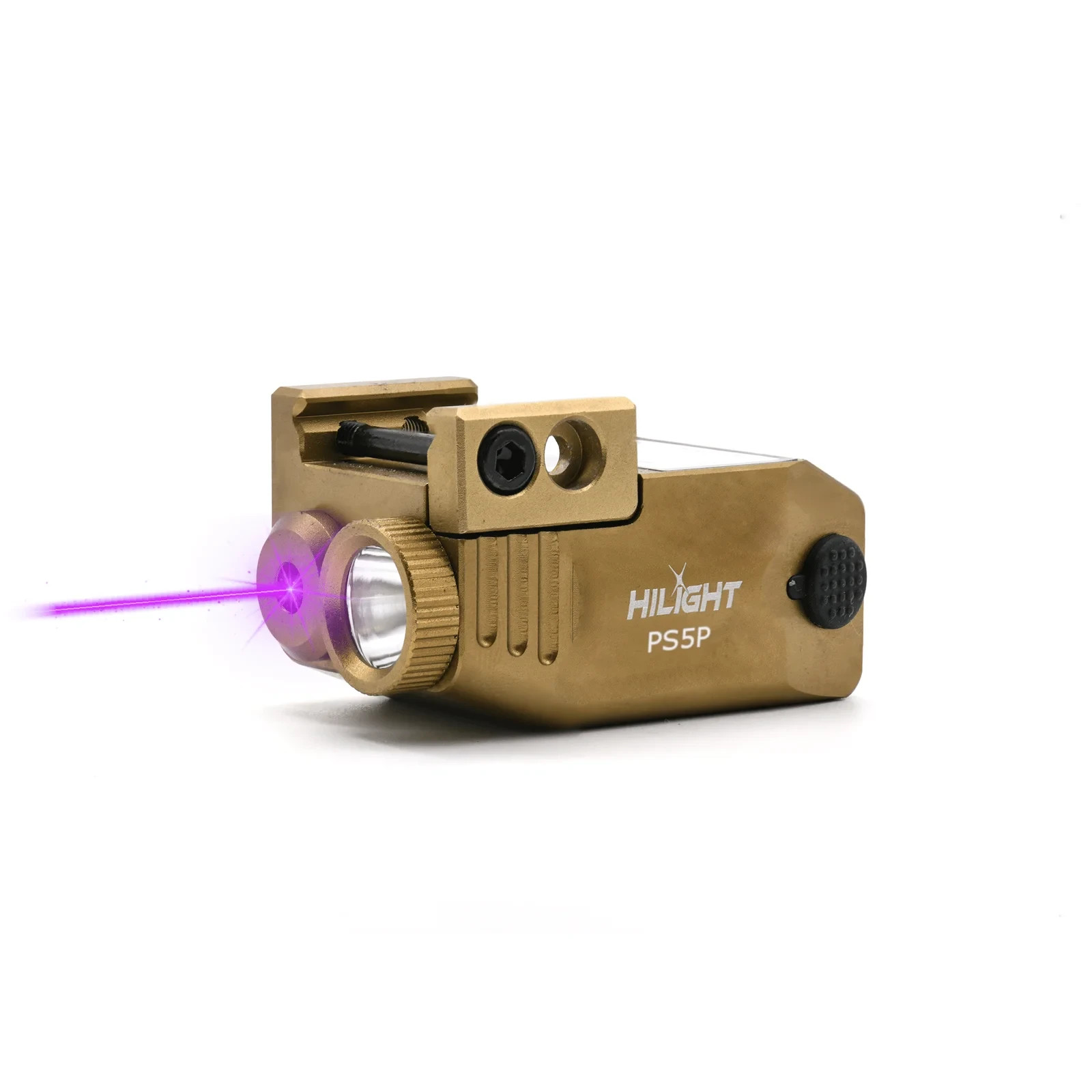 Glock 43/43X/48 WITHOUT Factory Rail - HiLight PS5P Purple Laser