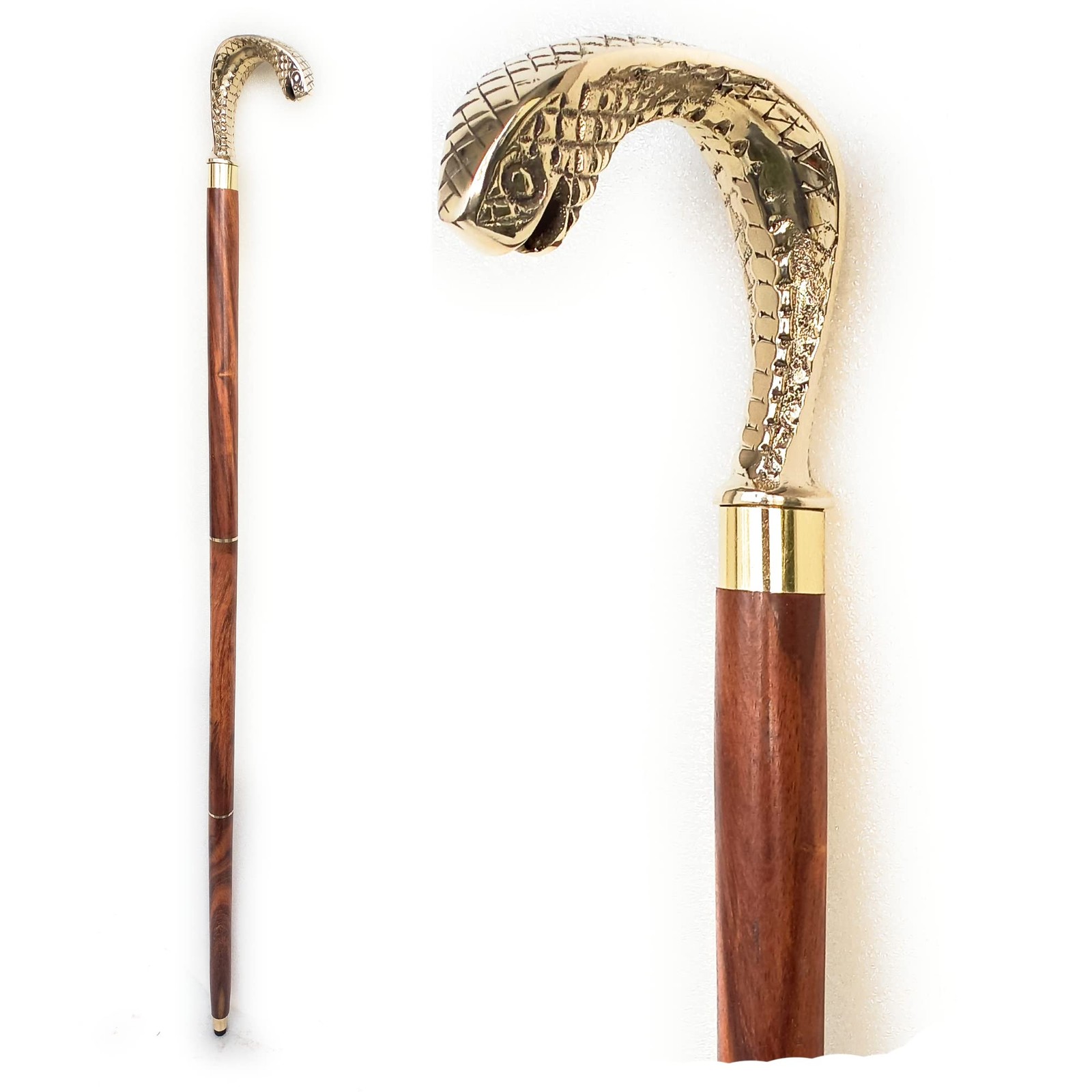 Walking Cane - Handmade, Wooden, Ergonomic- Stylish Canes for Men, Cane for W...