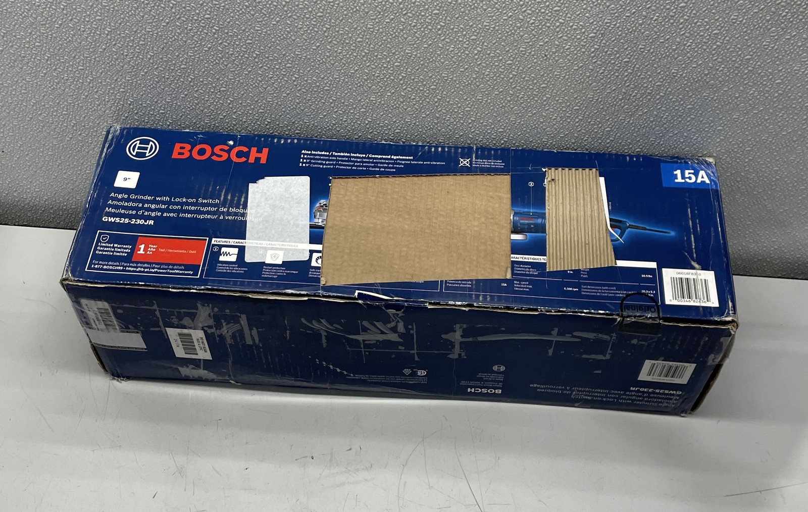 Bosch 9" Large Angle Grinder 15A GWS25-230JR