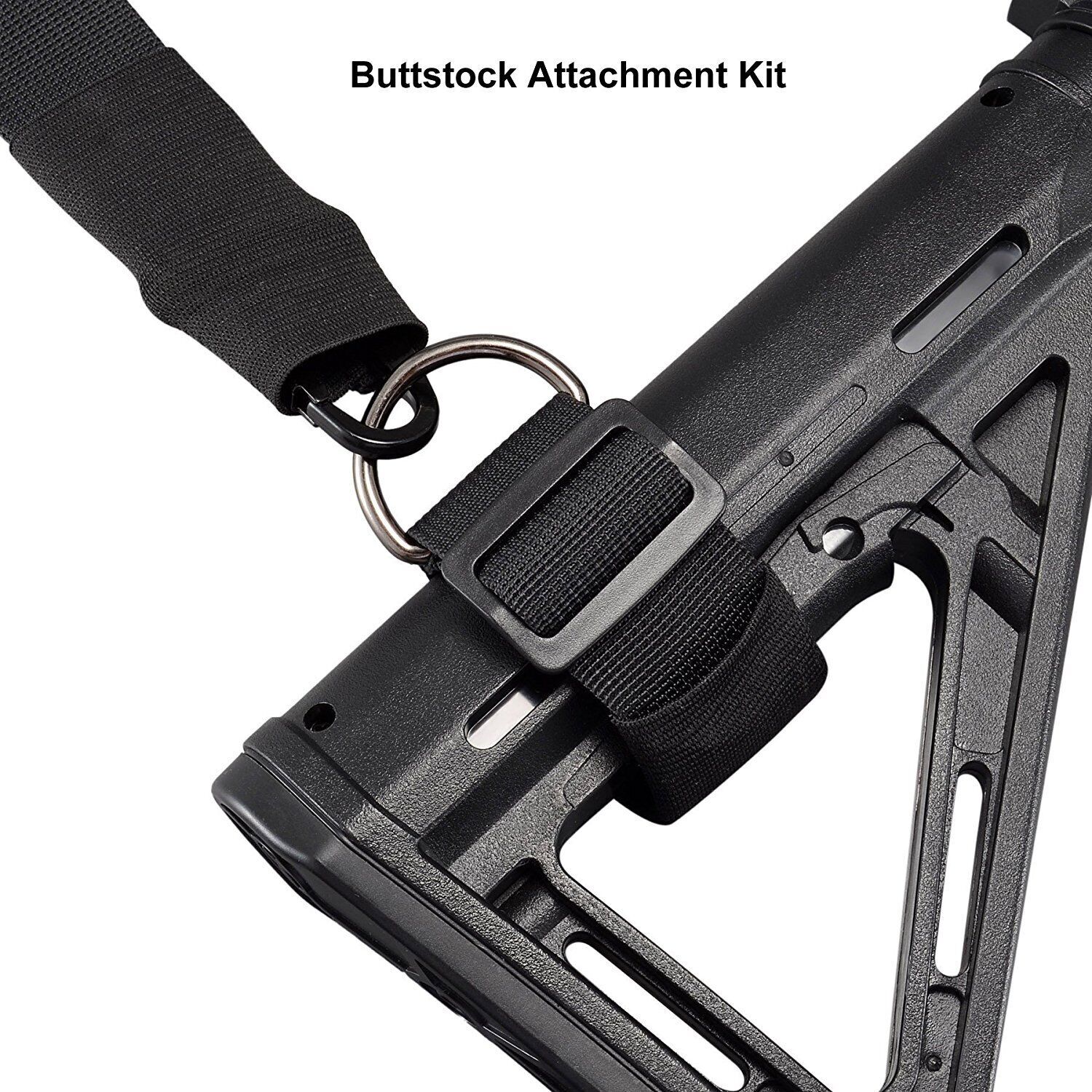 Tactical Gun Sling Adapter Heavy Duty D Ring Loop Shoulder Strap Attachment