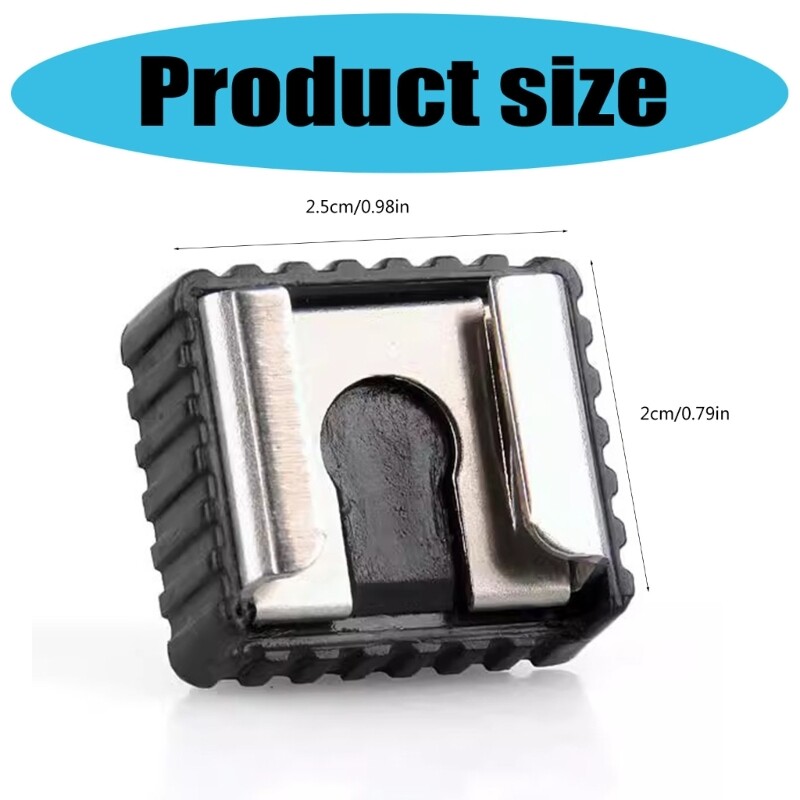 1/4inch Thread to Flash Hot Shoe Mount Adapter For Studio Light Stand Replace