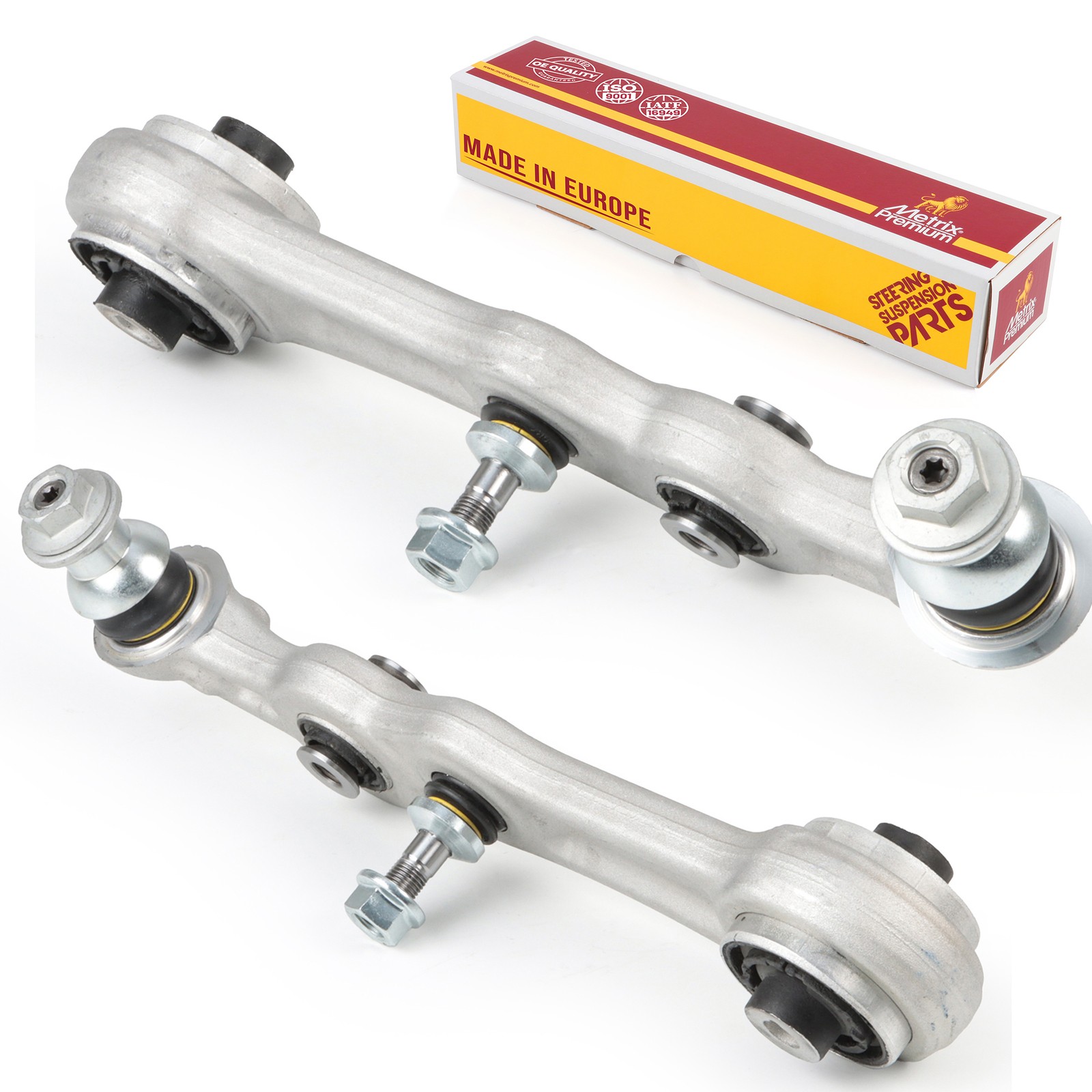 Front Lower Rearward Control Arm w Ball Joint Set for 15-22 Mercedes-Benz C300