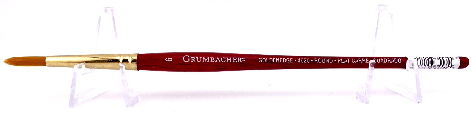NEW Grumbacher GoldenEdge: Series 4620 Round Brush, Size 6 SINGLE PAINT BRUSH