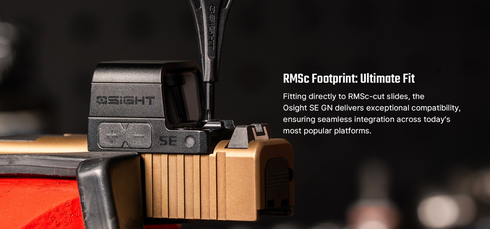Osight SE 2 MOA Dot Sight with 32 MOA Circle with Enclosed Optic