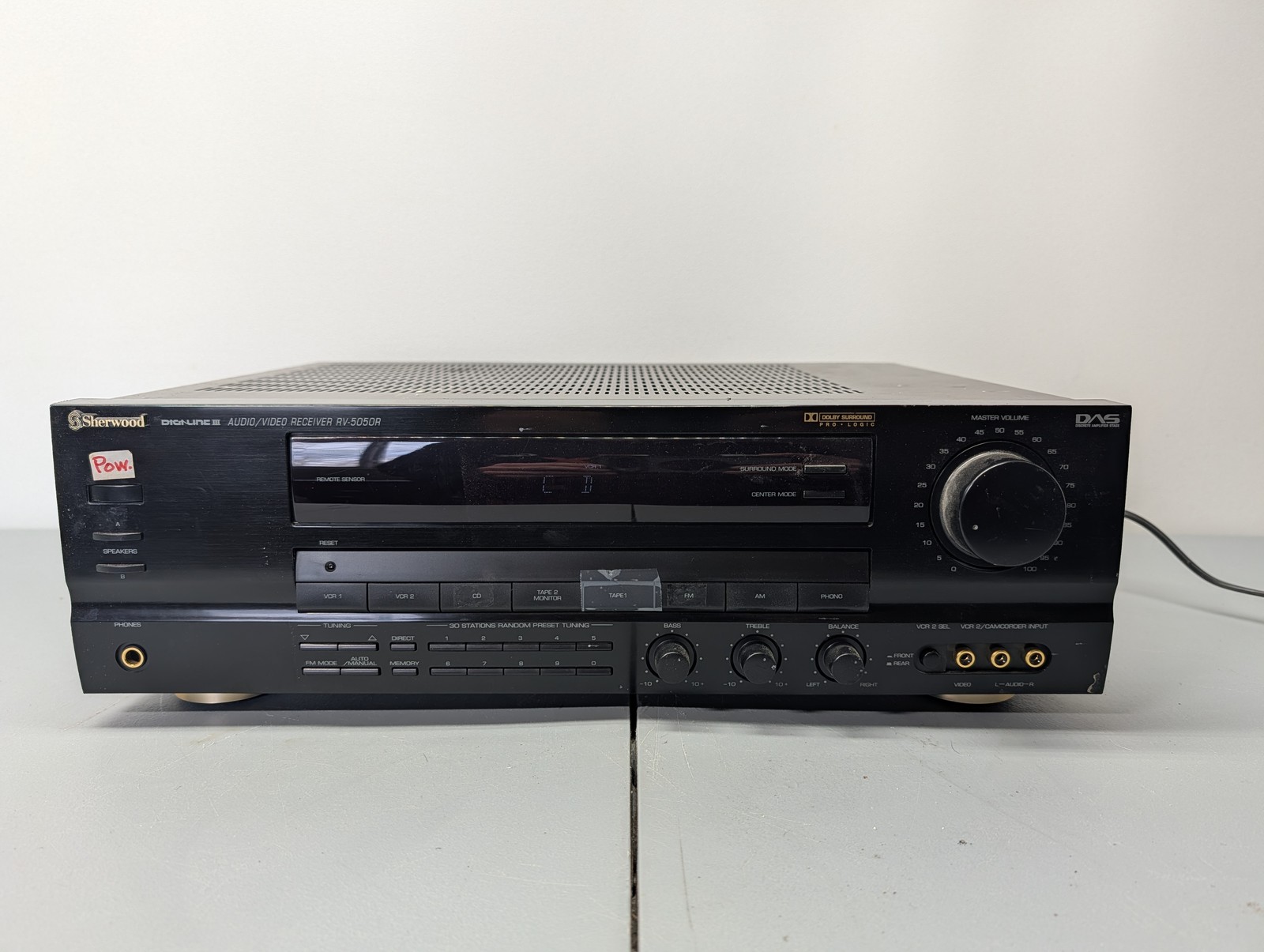 Sherwood RV-5050R Receiver HiFi Stereo Vintage 5.1 Channel Home Audio AM/FM