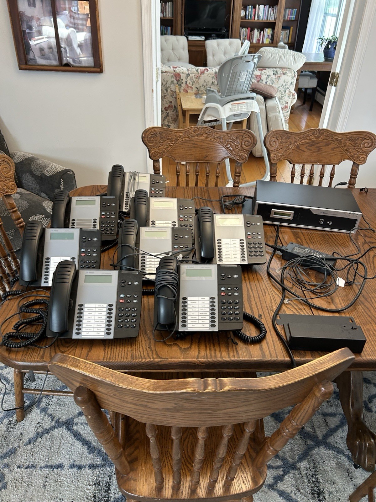 Mitel 250 System With 8 Phones And Passwords