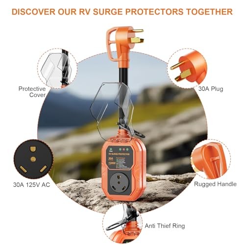 RV Surge Protector 30 Amp 12000J - Basic 12000J - 30 Amp RV Basic Protection