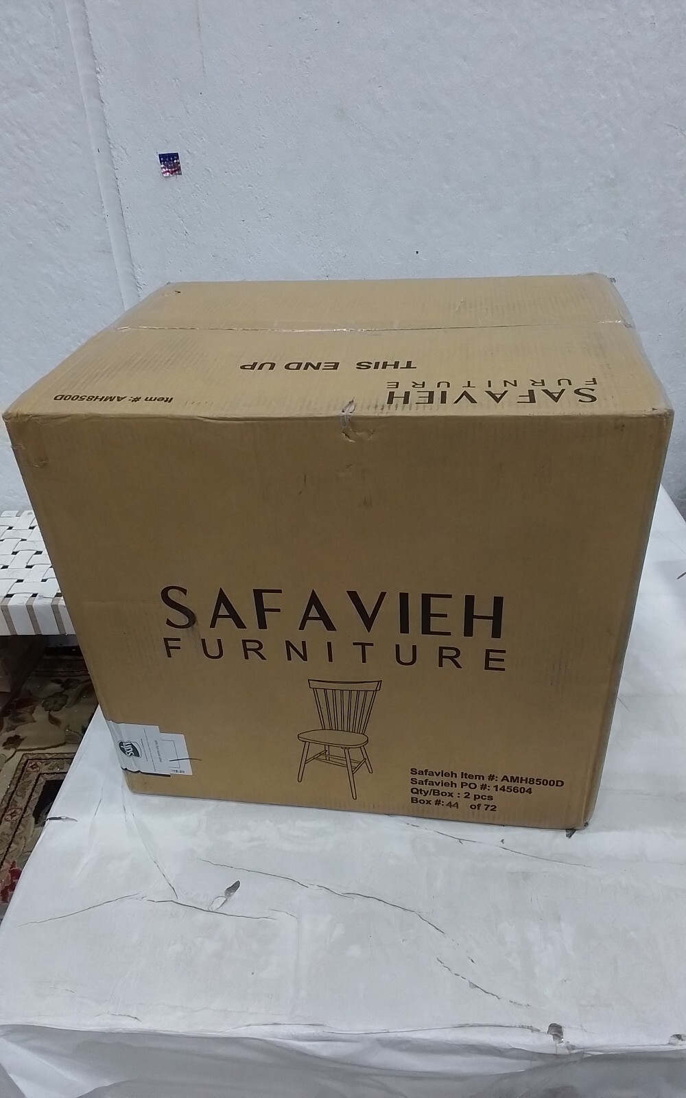 Safavieh PARKER SPINDEL SIDE CHAIR, Reduced Price 2172750644 AMH8500D