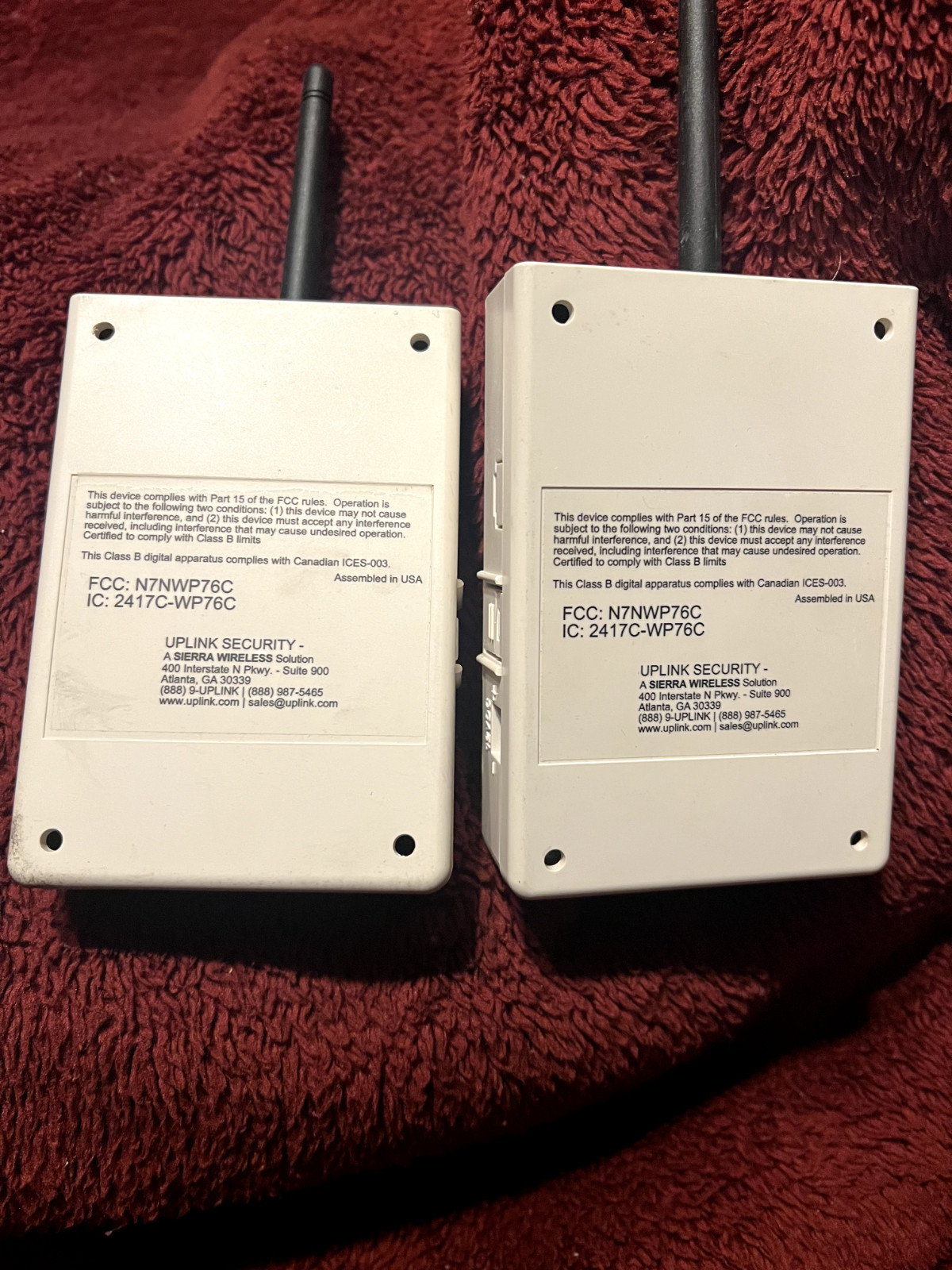 Alarm Cellular Uplink 5500VZ Communicator Security Sierra Wireless Uplink Radio