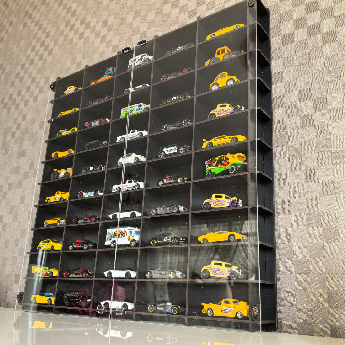 1/64 Hot Wheels,Matchbox,Diecast Compatible Display Case with acrylic Cover