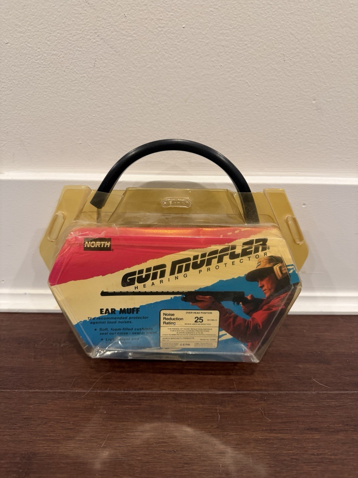 Vintage NORTH Ear Muffs Range Shooting Gun Muffler Protection Made in USA 25db