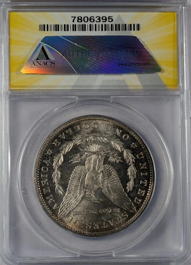 1883 Morgan Silver Dollar ANACS MS-65