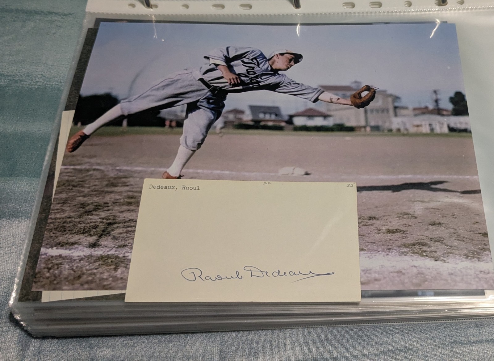 Rod Dedeaux USC Trojans Signed Cut With 8x10 Photo W/Our COA