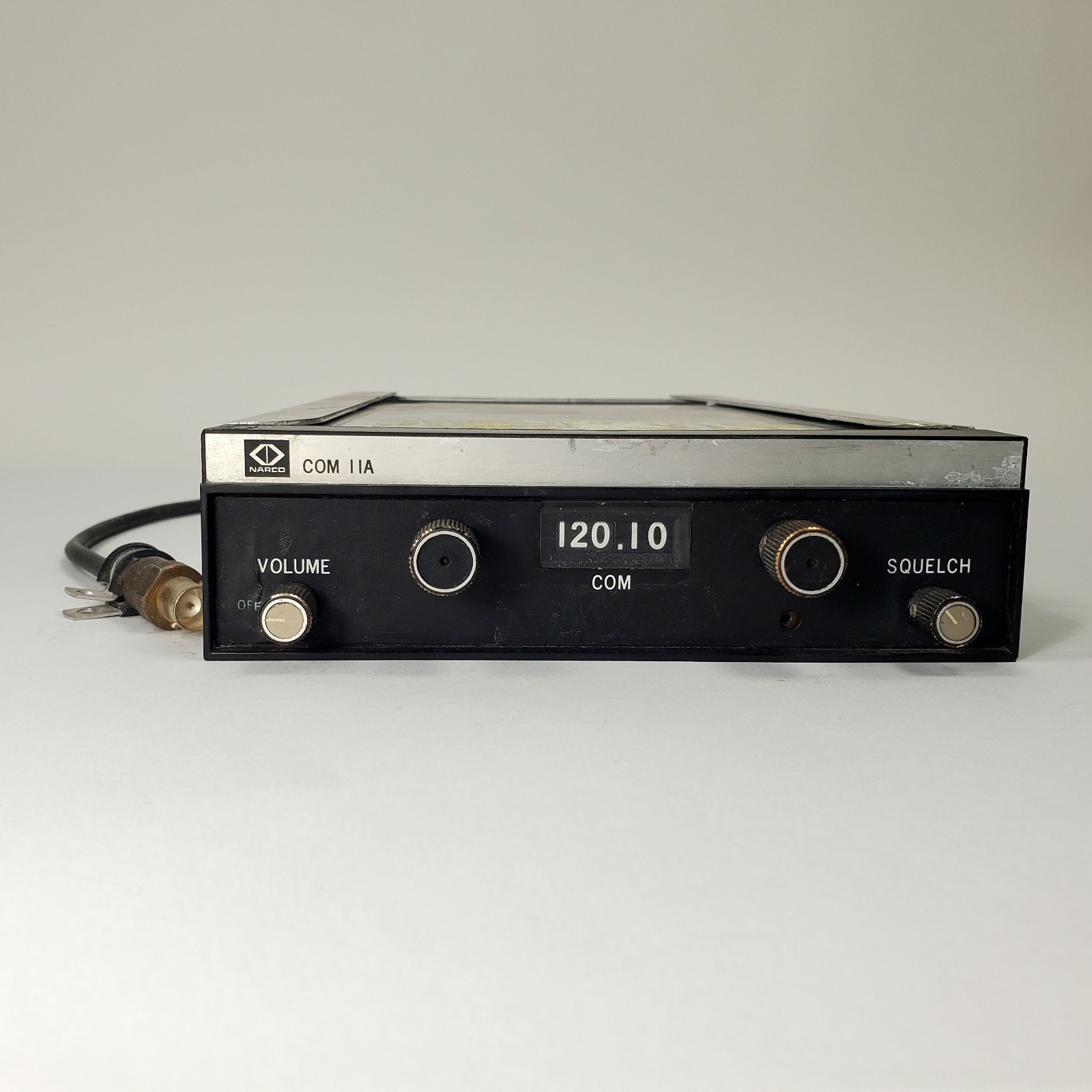 Narco COM 11A VHF COM radio 14V - 360 Channel - Hangar Radio Only - UNTESTED