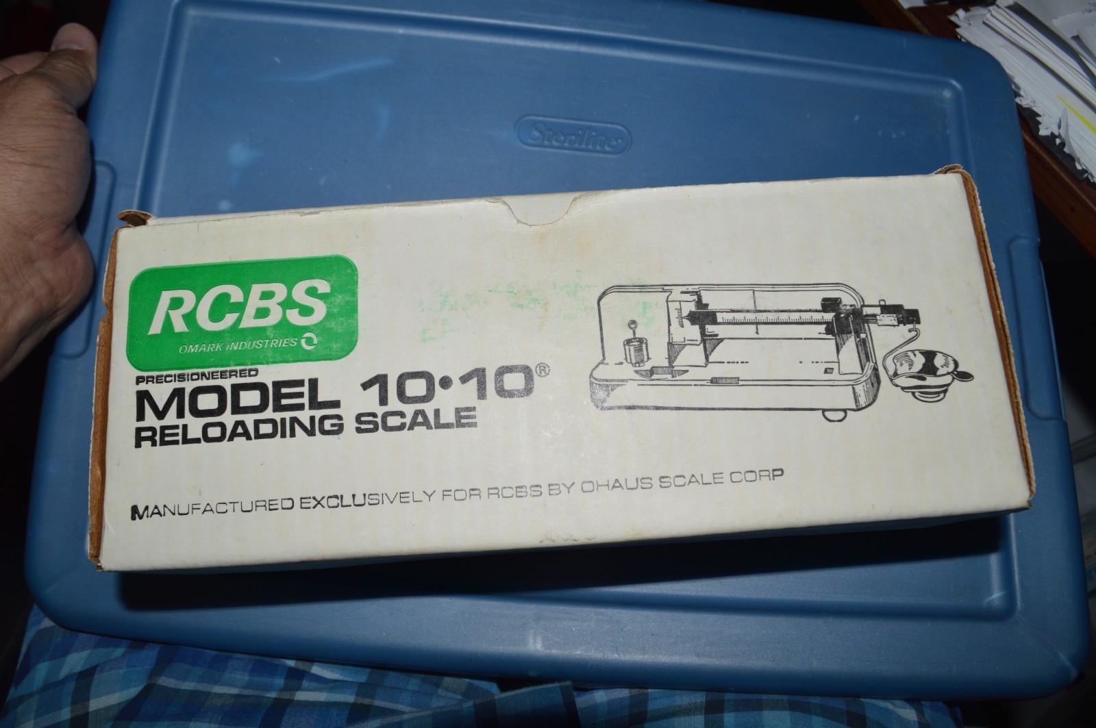 RCBS RELOADING SCALE MODEL 10-10, NO MANUAL