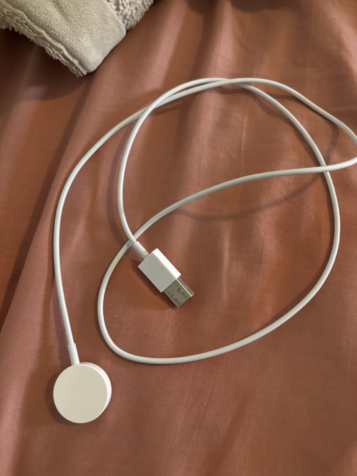Apple Magnetic Charging Cable White for Watch Series 6 7 8 SE Ultra