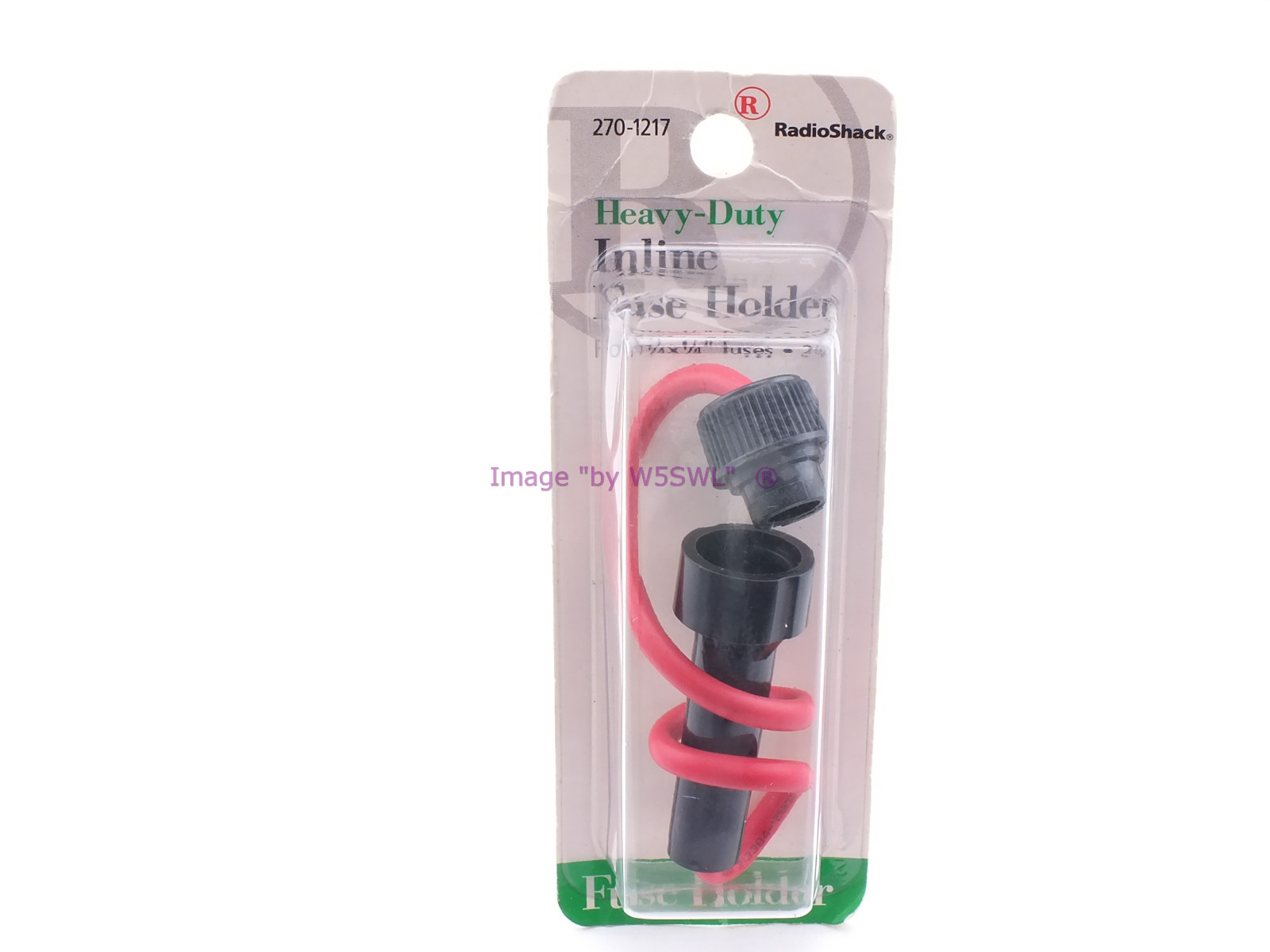Radio Shack 270-1217 Heavy Duty Inline 12GA 20A AGC Fuse Holder - Sold by W5SWL