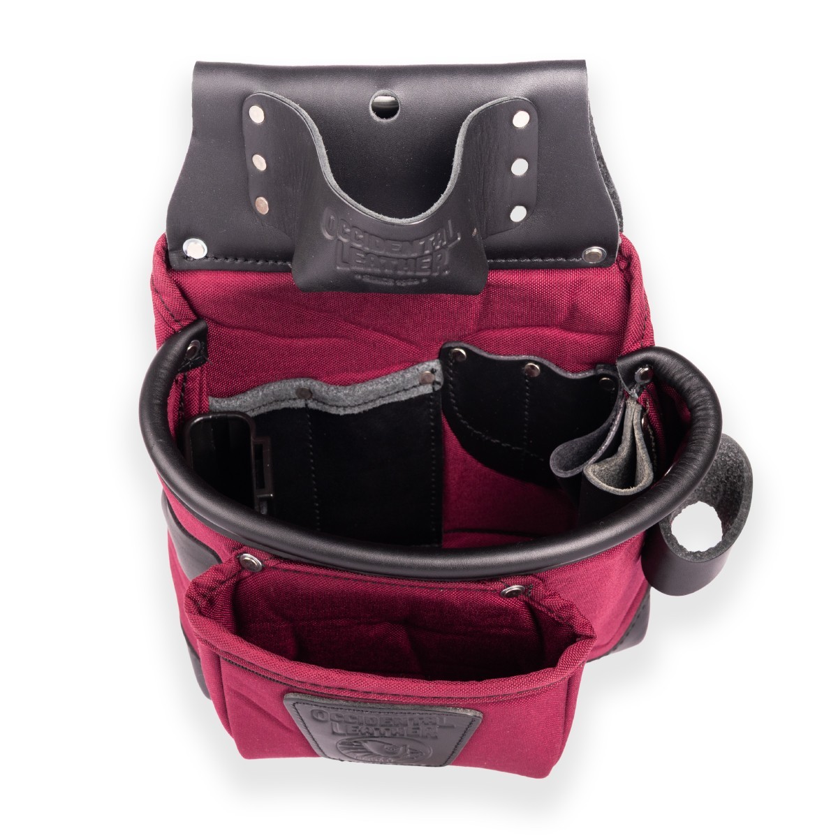 Occidental Leather 8582R FatLip™ Tool Bag- Deep Red MADE IN USA