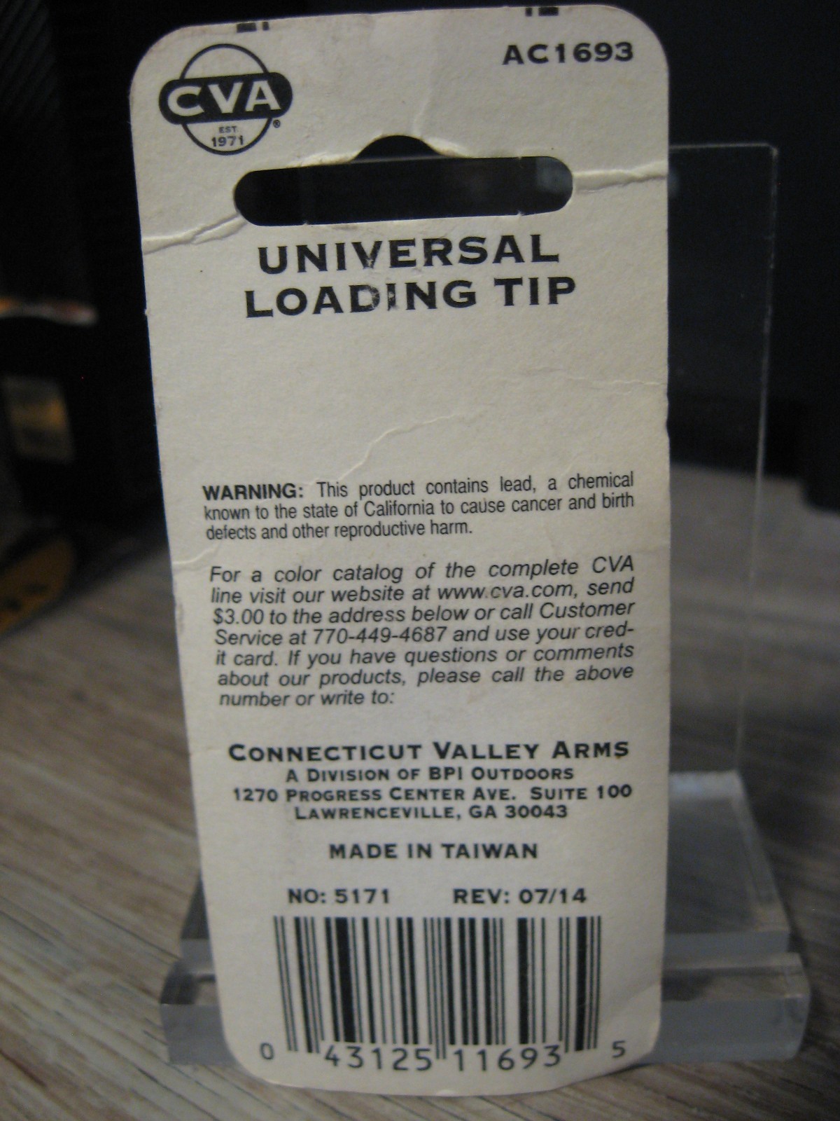 CVA Muzzleloader Ramrod Universal Loading Tip - 10-32 Threads - AC1693