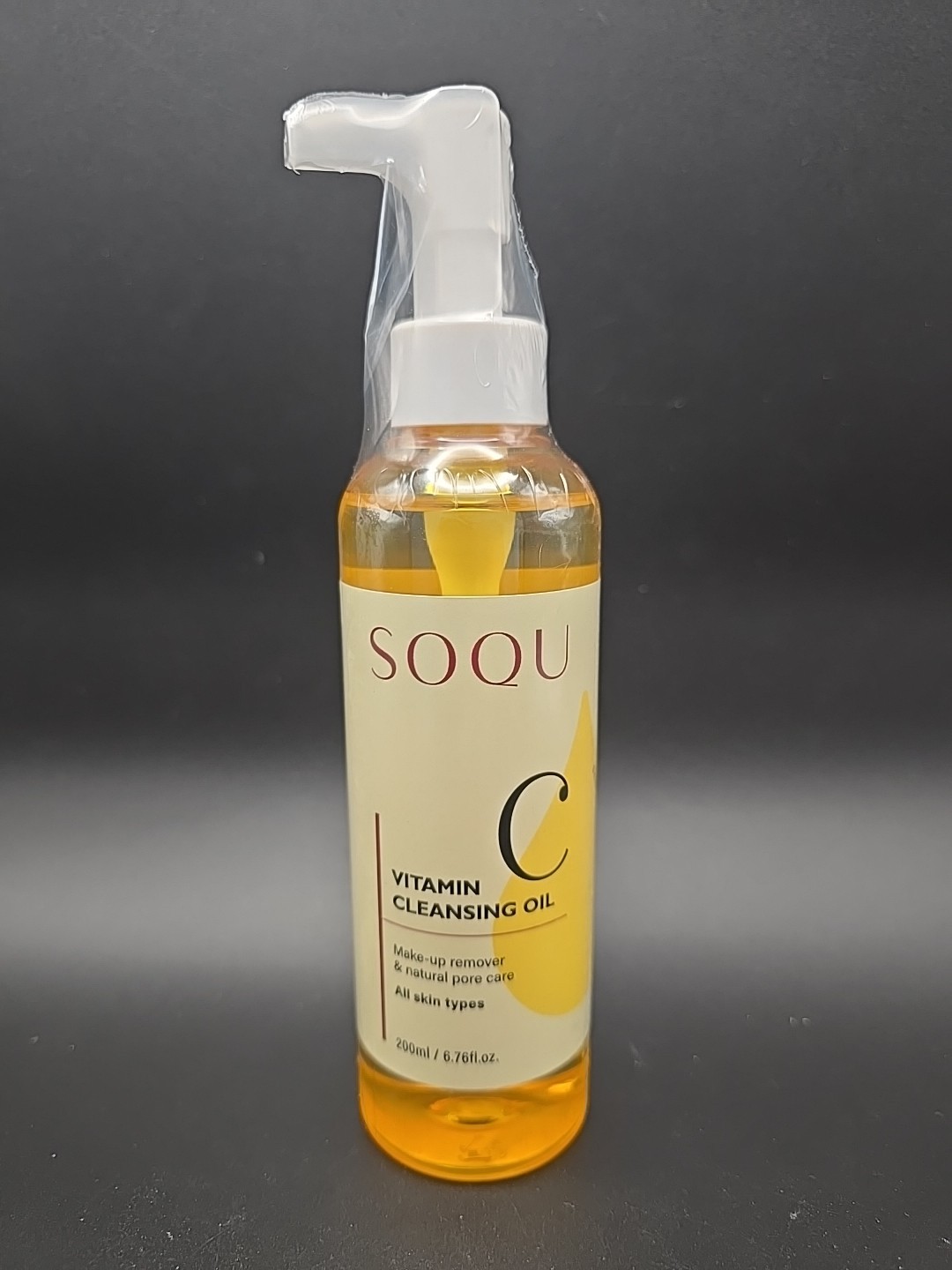 Soqu Vitamin C Cleansing Oil Makeup Remover Exp 6/2027  6.76 fl New & Sealed