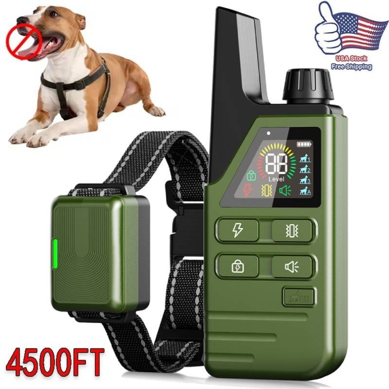 Dog Shock Collar - 4200FT Dog Training Collar with Remote Pet Trainer New