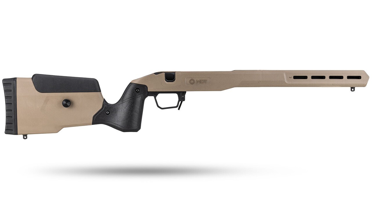MDT Chassis Field Stock Ruger American SA Left Hand FDE 108638-FDE