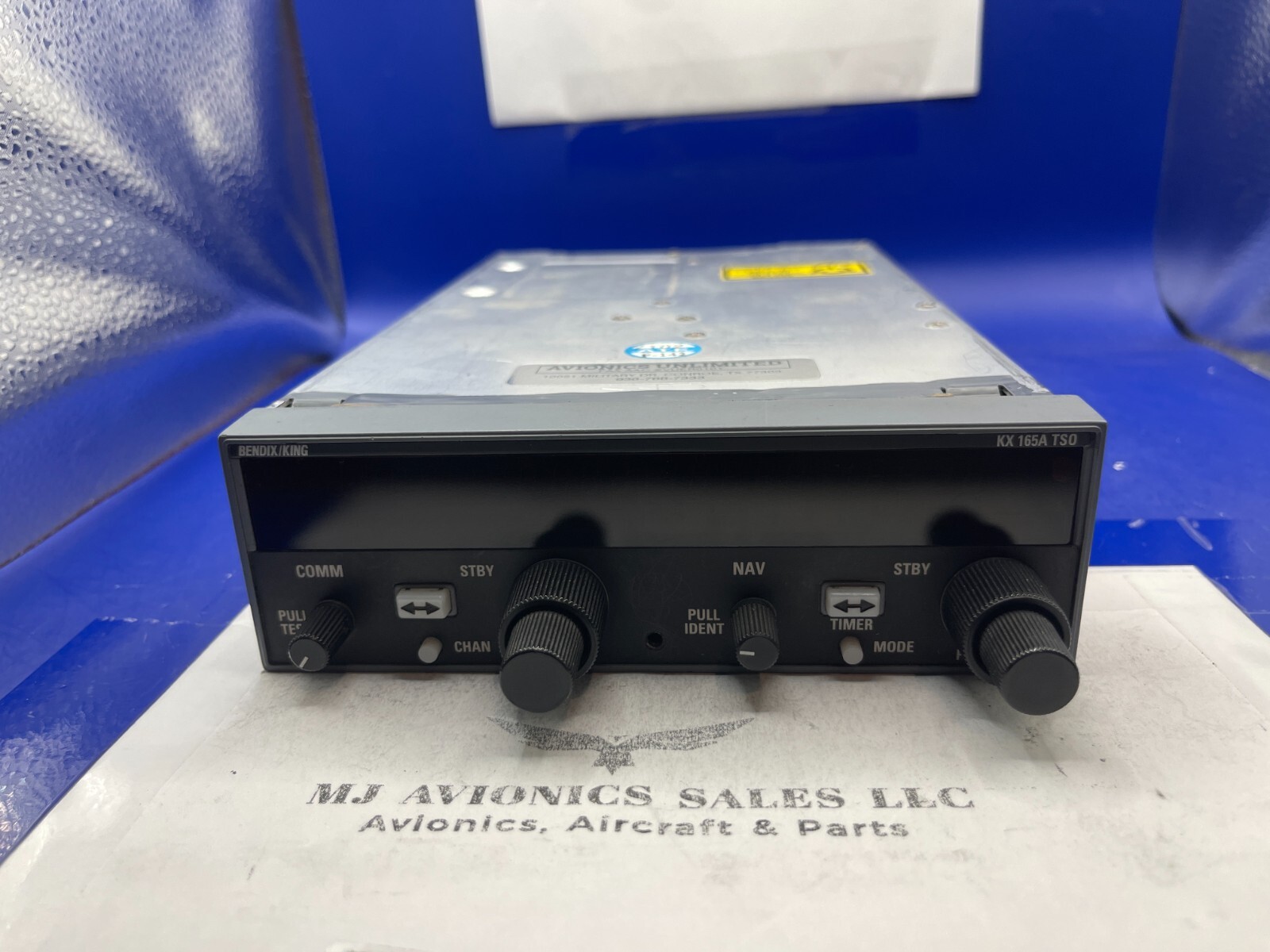 BENDIX/KING KX 165A 28 VDC P/N 069-01033-0201 WITH GLIDESLOPE WITH FAA FORM 8130