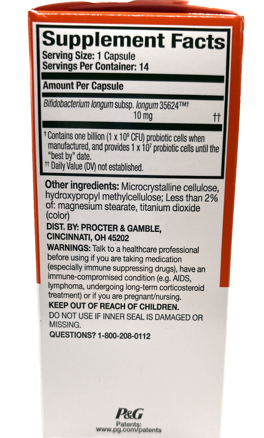 Align Probiotic Supplement Capsule 14 Count
