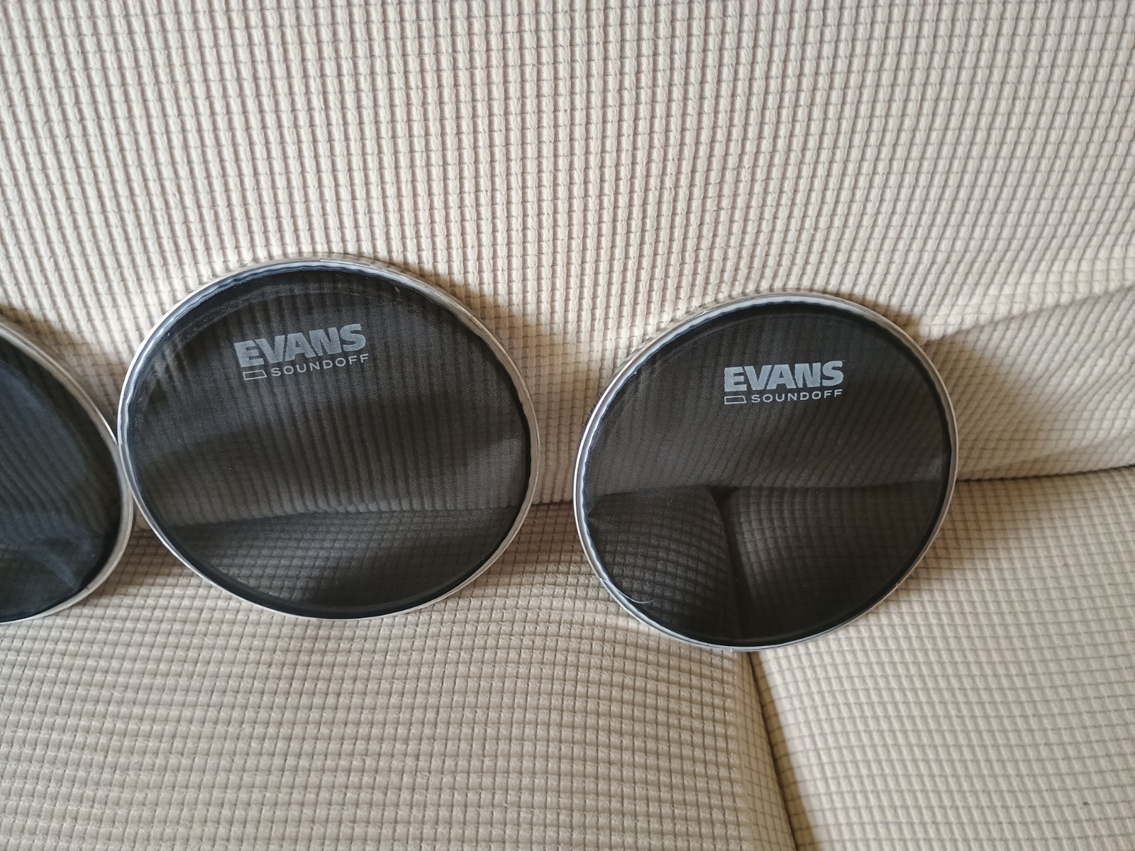 EVANS SOUND OFF MESH HEADS PACK (4) 8" DRUM HEADS